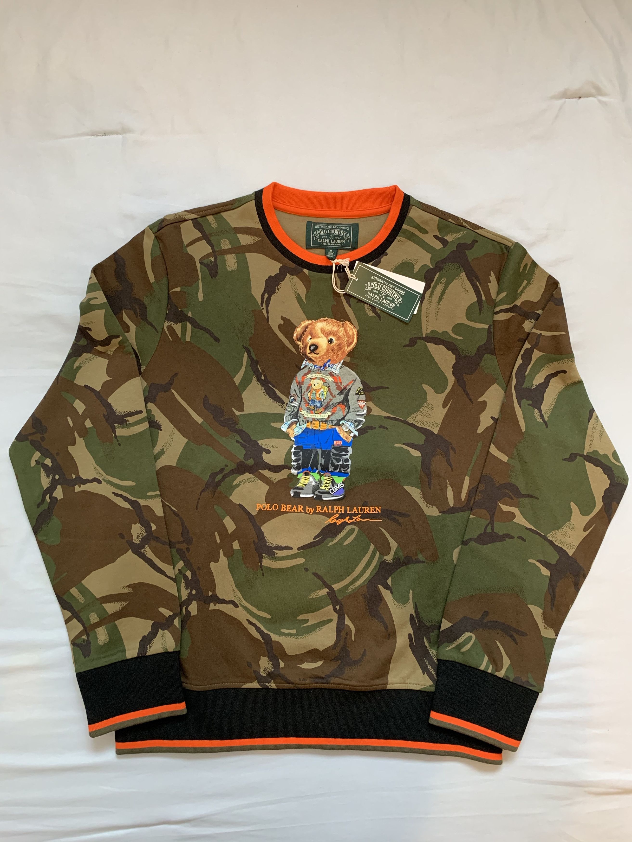 Polo Ralph Lauren Polo Bear camo sweatshirt | Grailed