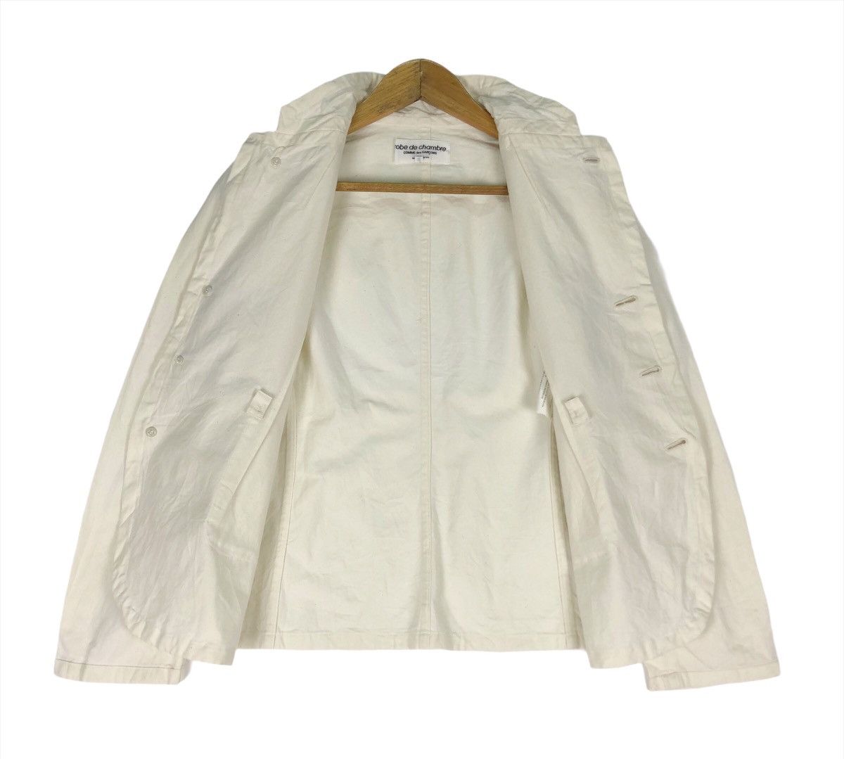 CDG by Comme des Garcons ❄️CDG SS2000 Robe De Chambre Beige Jacket Size US M / EU 48-50 / 2 - 7 Thumbnail