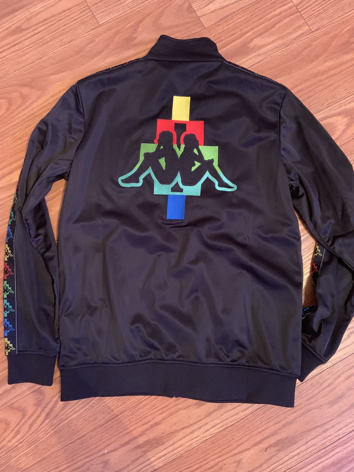 MARCELO BURLON X KAPPA Zip Track Jacket, Black – OZNICO
