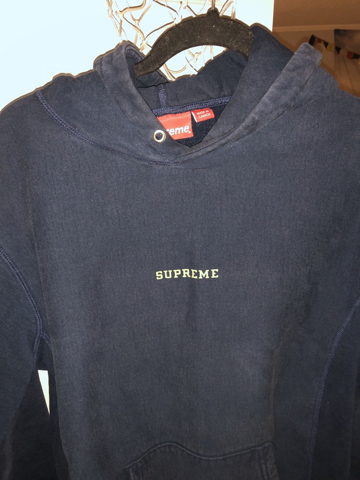 Supreme mini hotsell harvard hoodie