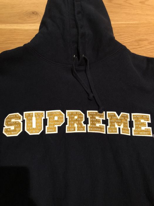 Supreme - SUPREME WHO IS FUCKING US OVER THE MOST HOODIE