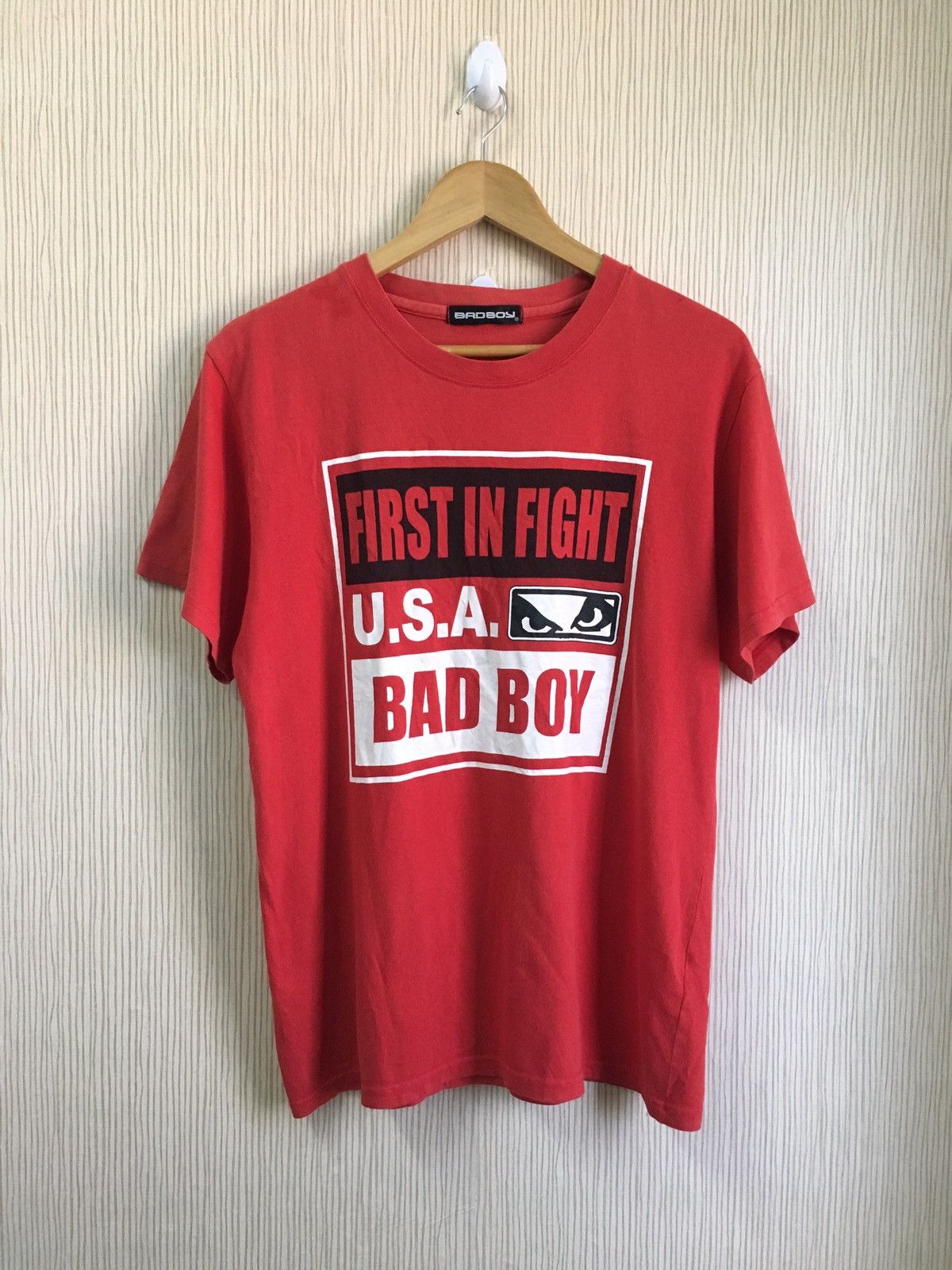 Japanese Brand Vintage bad boy first in fight usa bad boy Size US L / EU 52-54 / 3 - 2 Thumbnail
