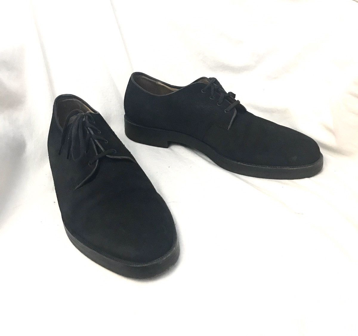 Giorgio Armani Black Distresses Suede Oxford Shoes 27541111r.jpg main image 2