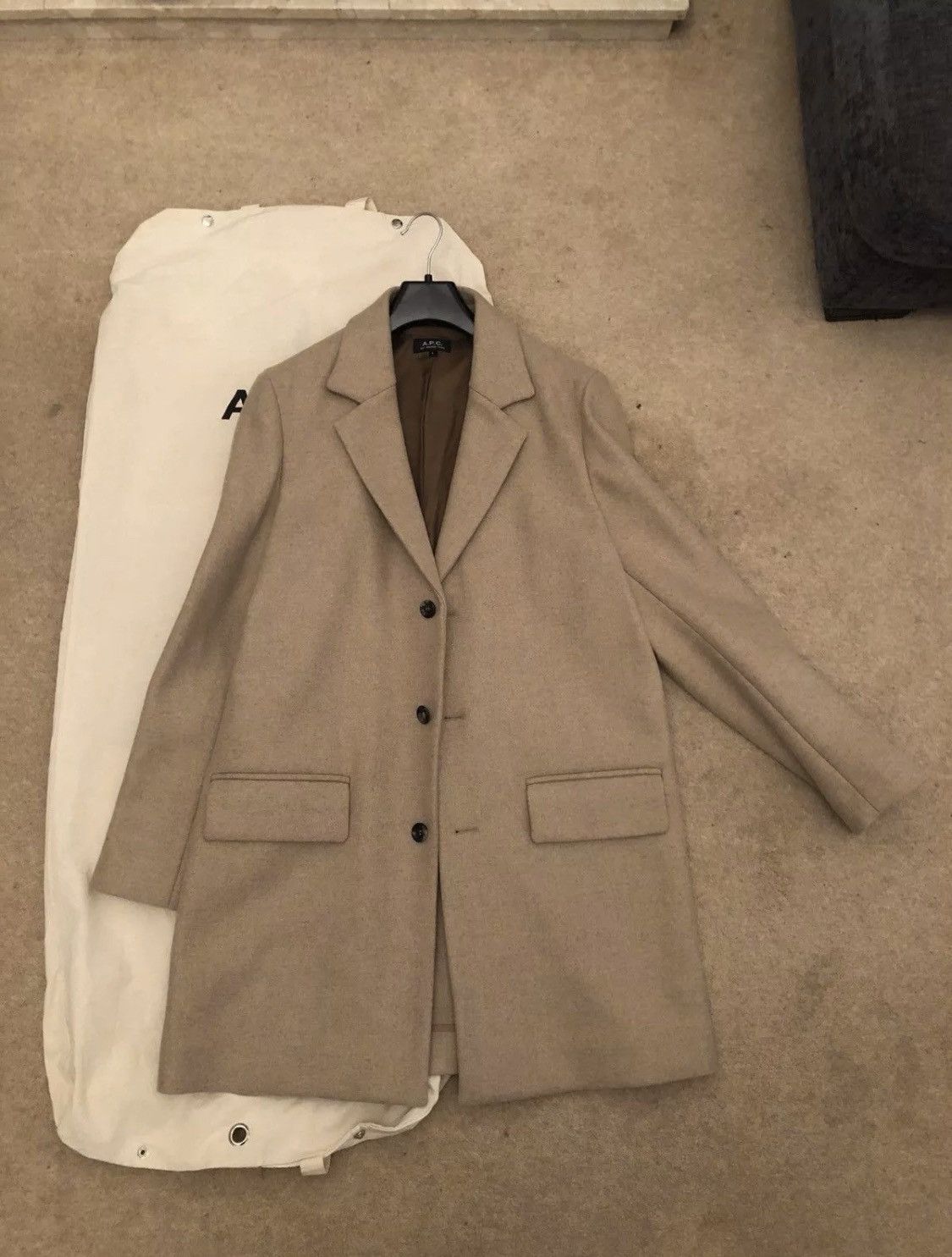 A.P.C. Wool Coat Size US L / EU 52-54 / 3 - 1 Thumbnail
