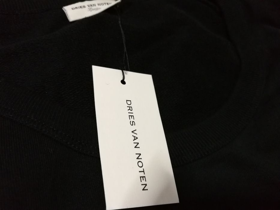Dries Van Noten Open-back with Bondage Strap Black Shirt with ...