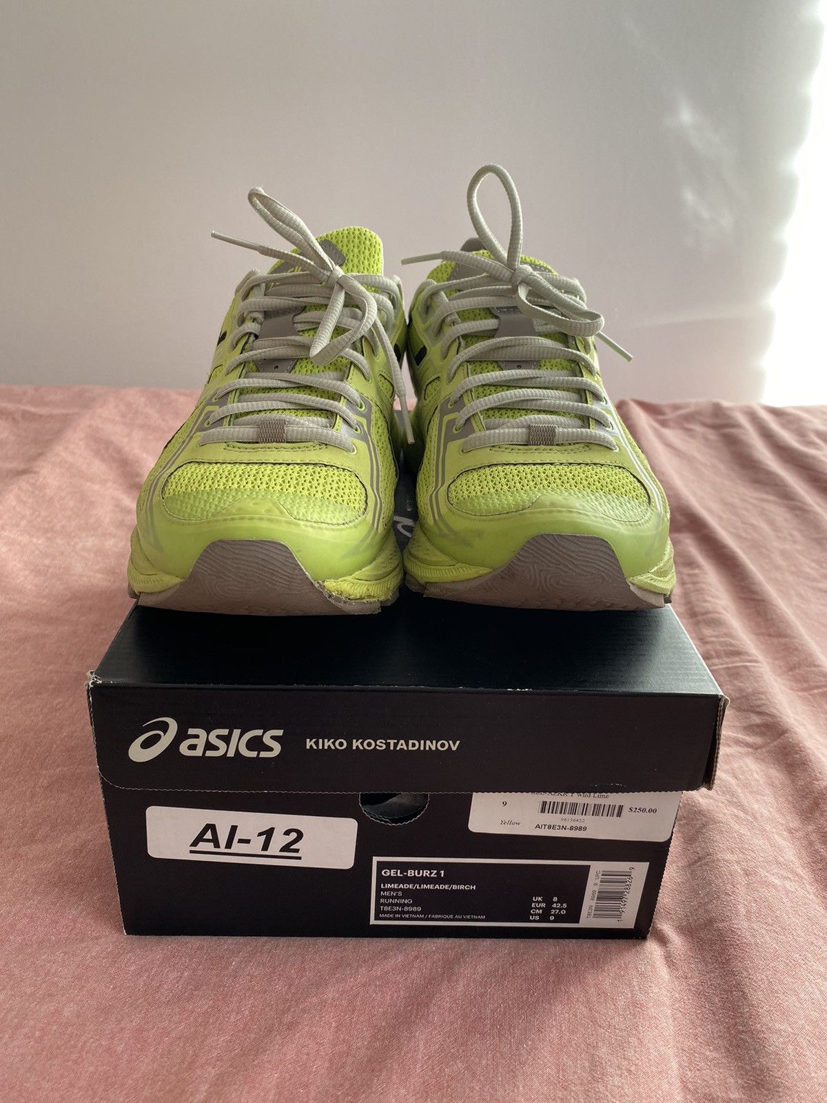 Asics × Kiko Kostadinov Kiko Kostadinov x Gel Burz 1 Low Limeade
