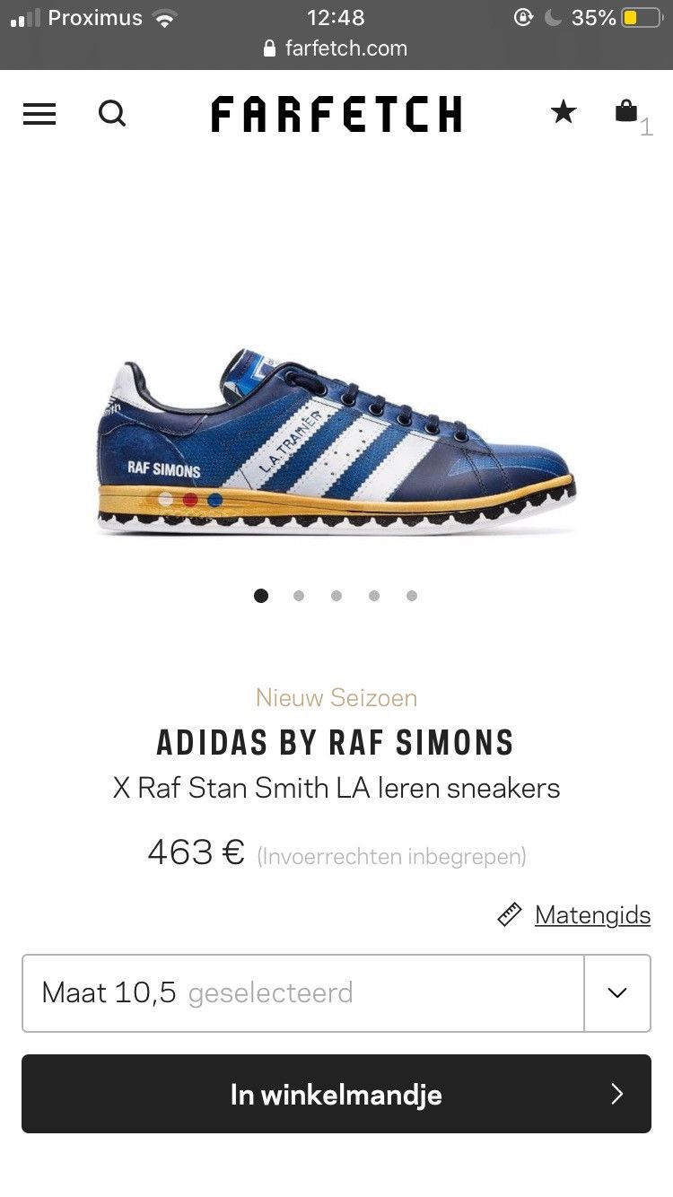 Raf Simons x Adidas Stan Smith LA