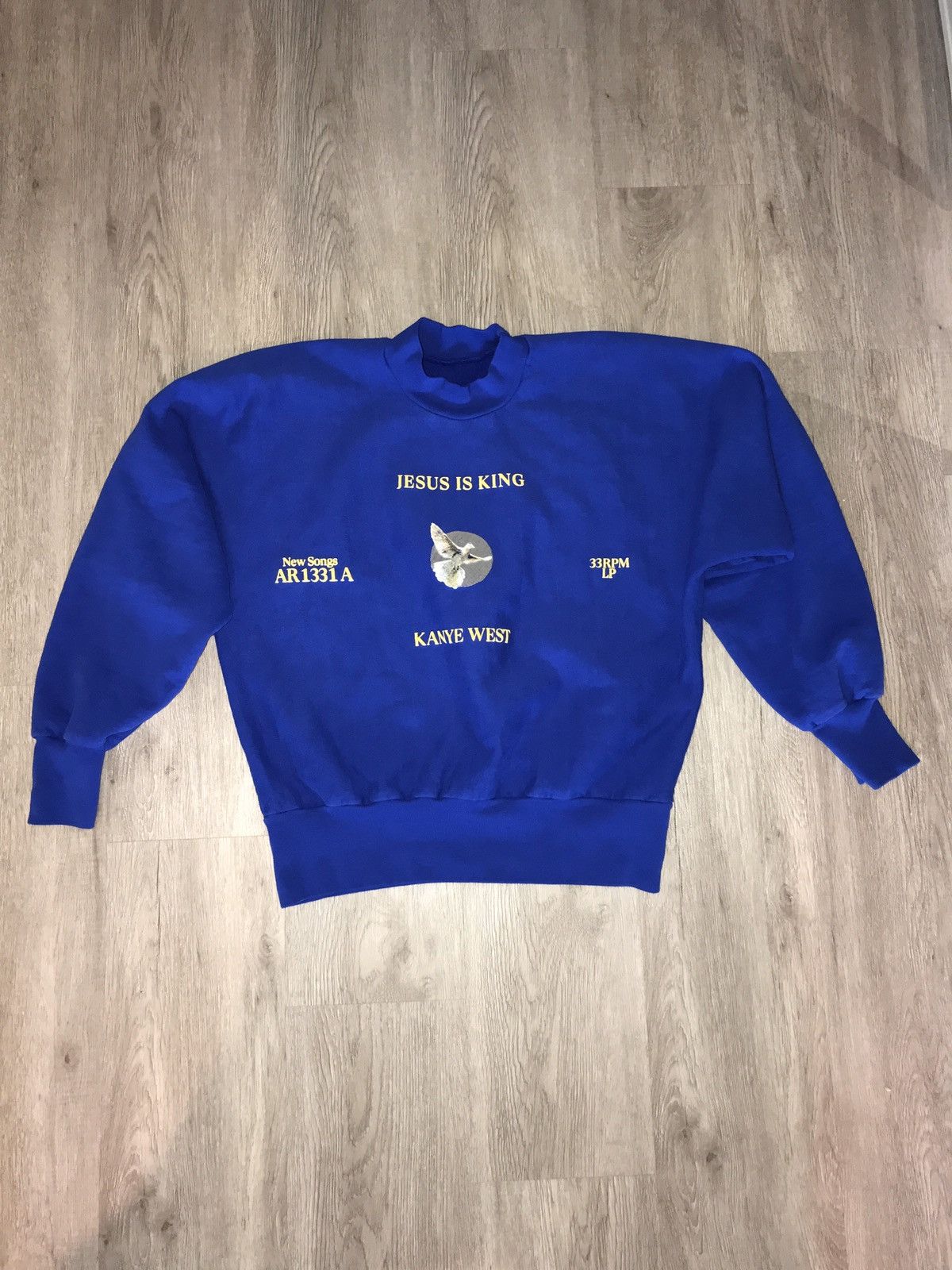 Kanye West Jesus Is King Dove Crewneck - Royal Blue - Size S | Grailed