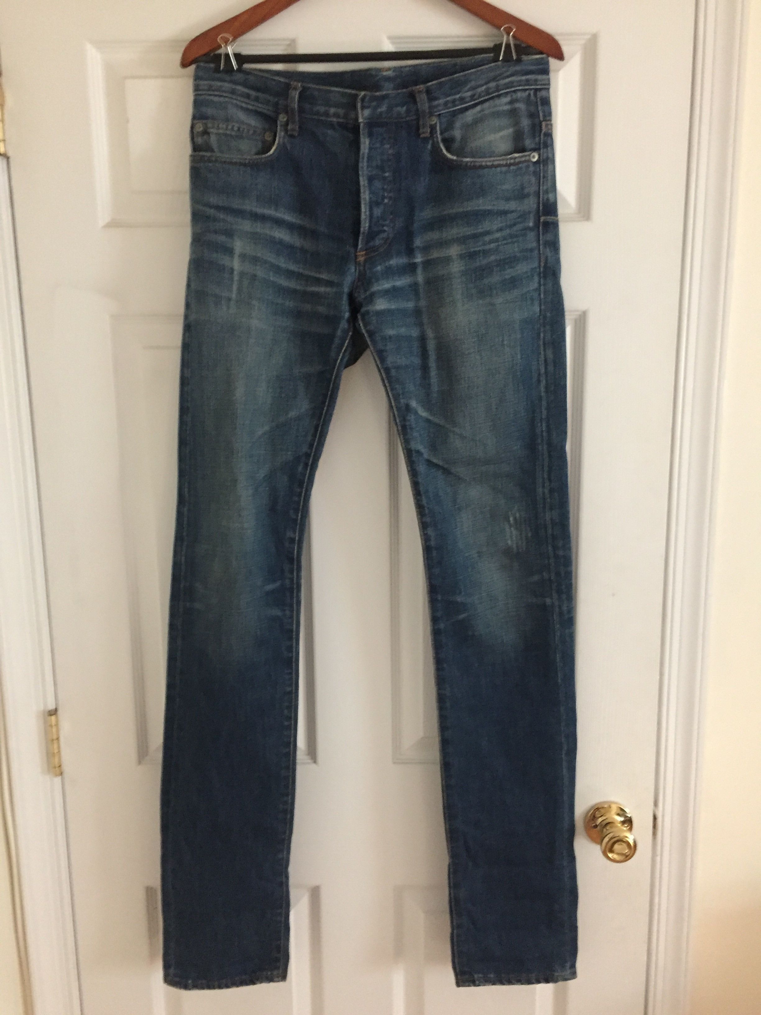 Hedi Slimane Dior "used" 19cm denim