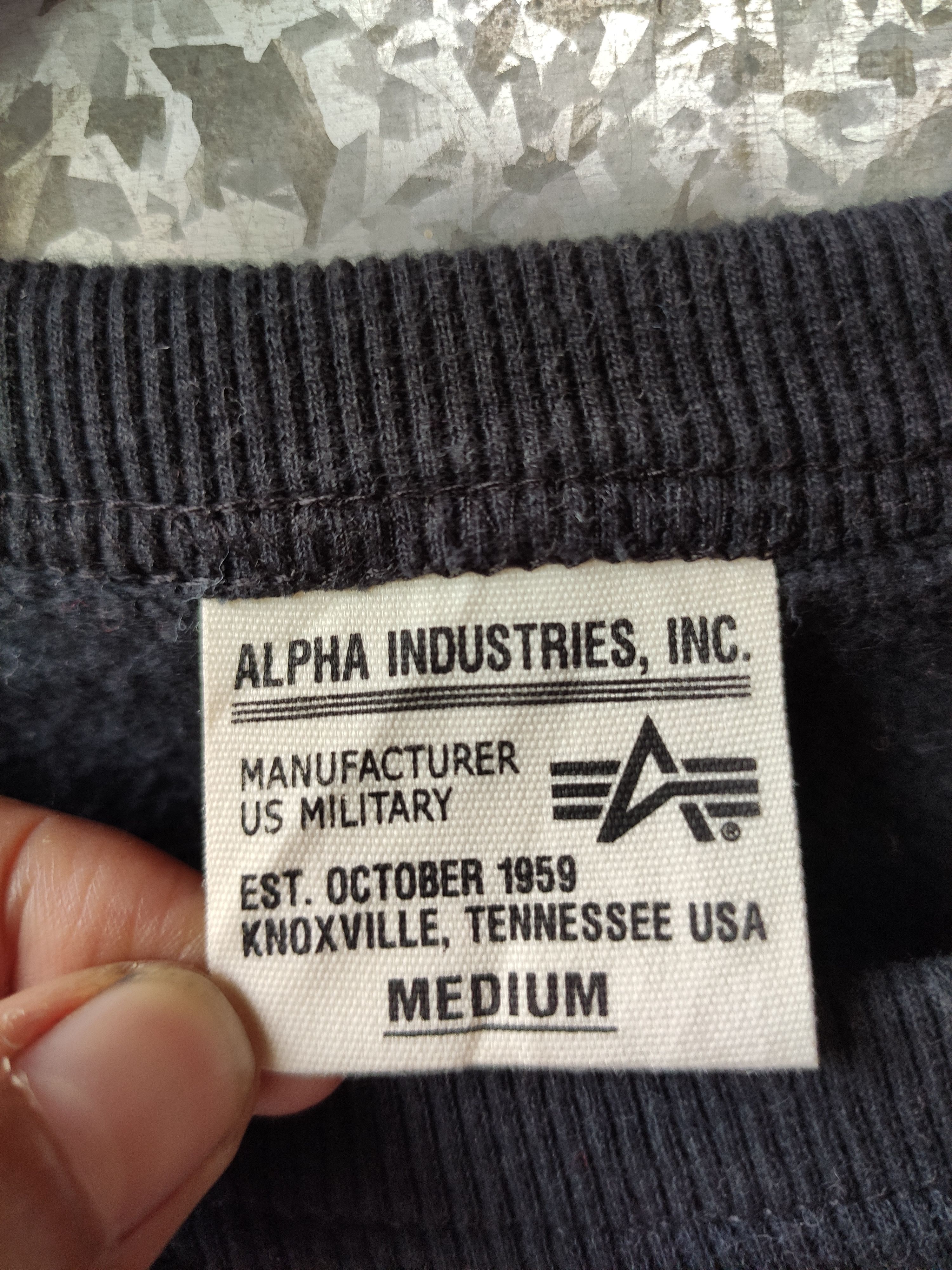 Alpha Industries Alpha Industries sweatshirt big logo Size US M / EU 48-50 / 2 - 6 Thumbnail