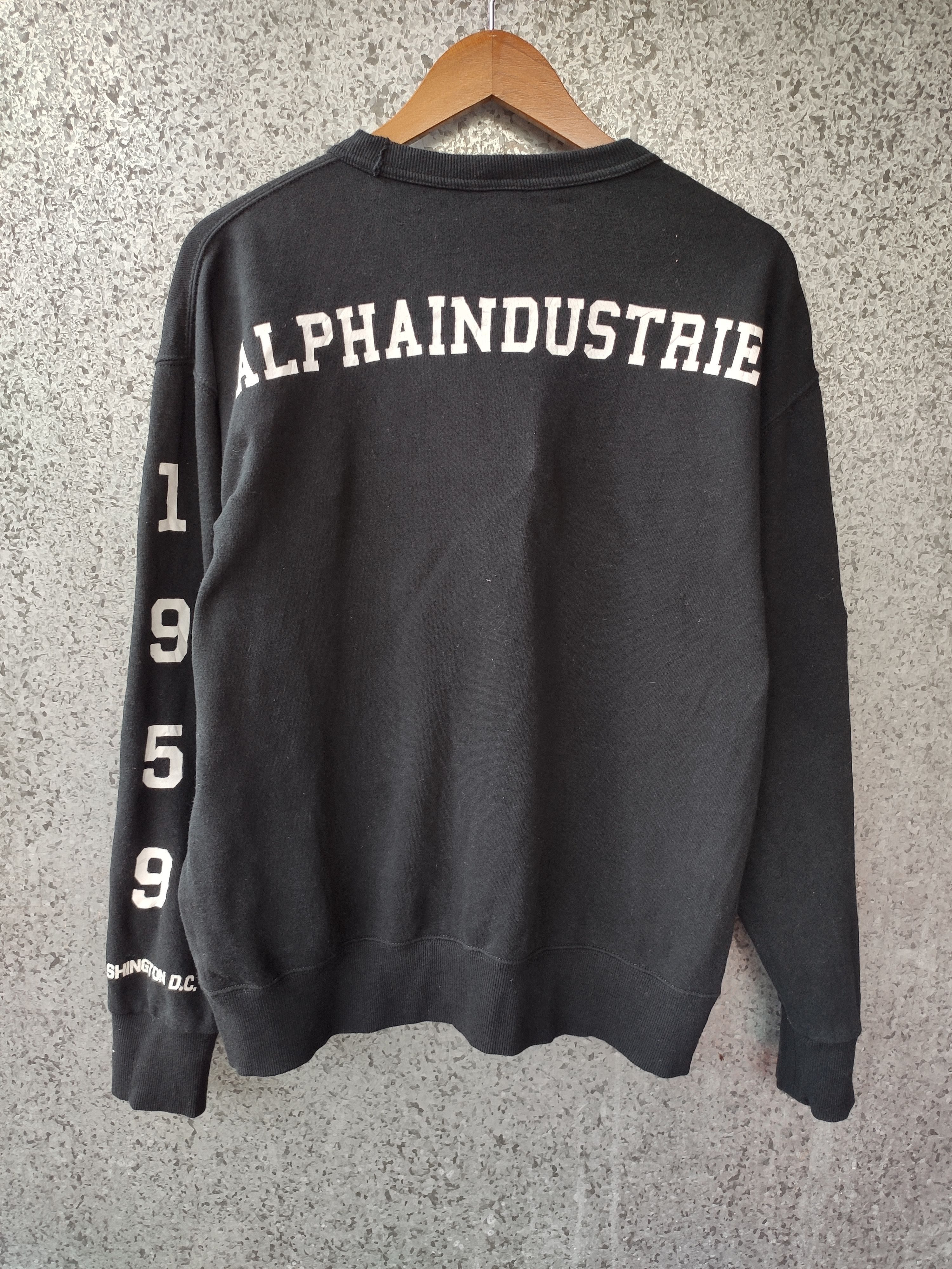 Alpha Industries Alpha Industries sweatshirt big logo Size US M / EU 48-50 / 2 - 2 Thumbnail