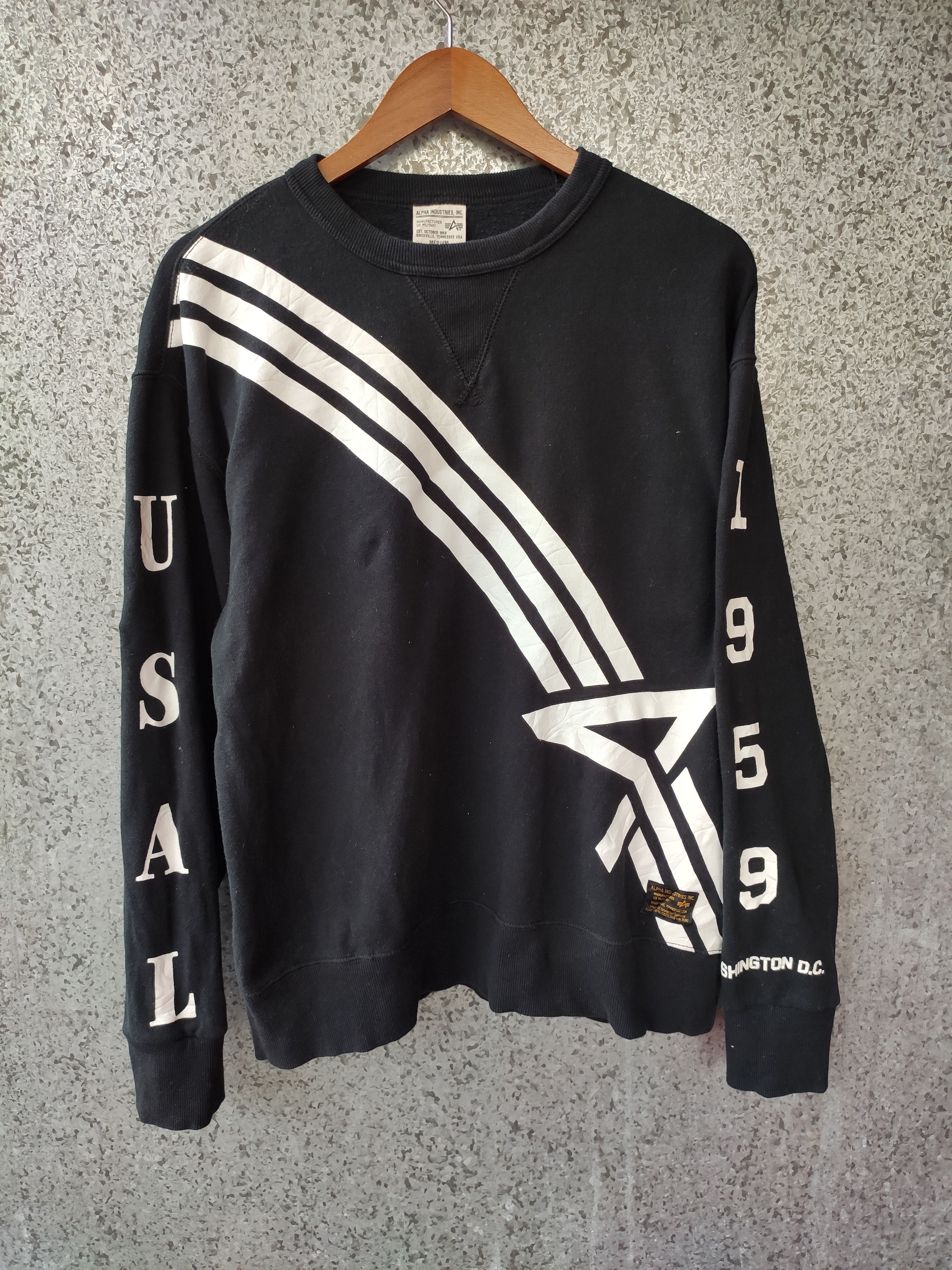 Alpha Industries Alpha Industries sweatshirt big logo Size US M / EU 48-50 / 2 - 1 Thumbnail