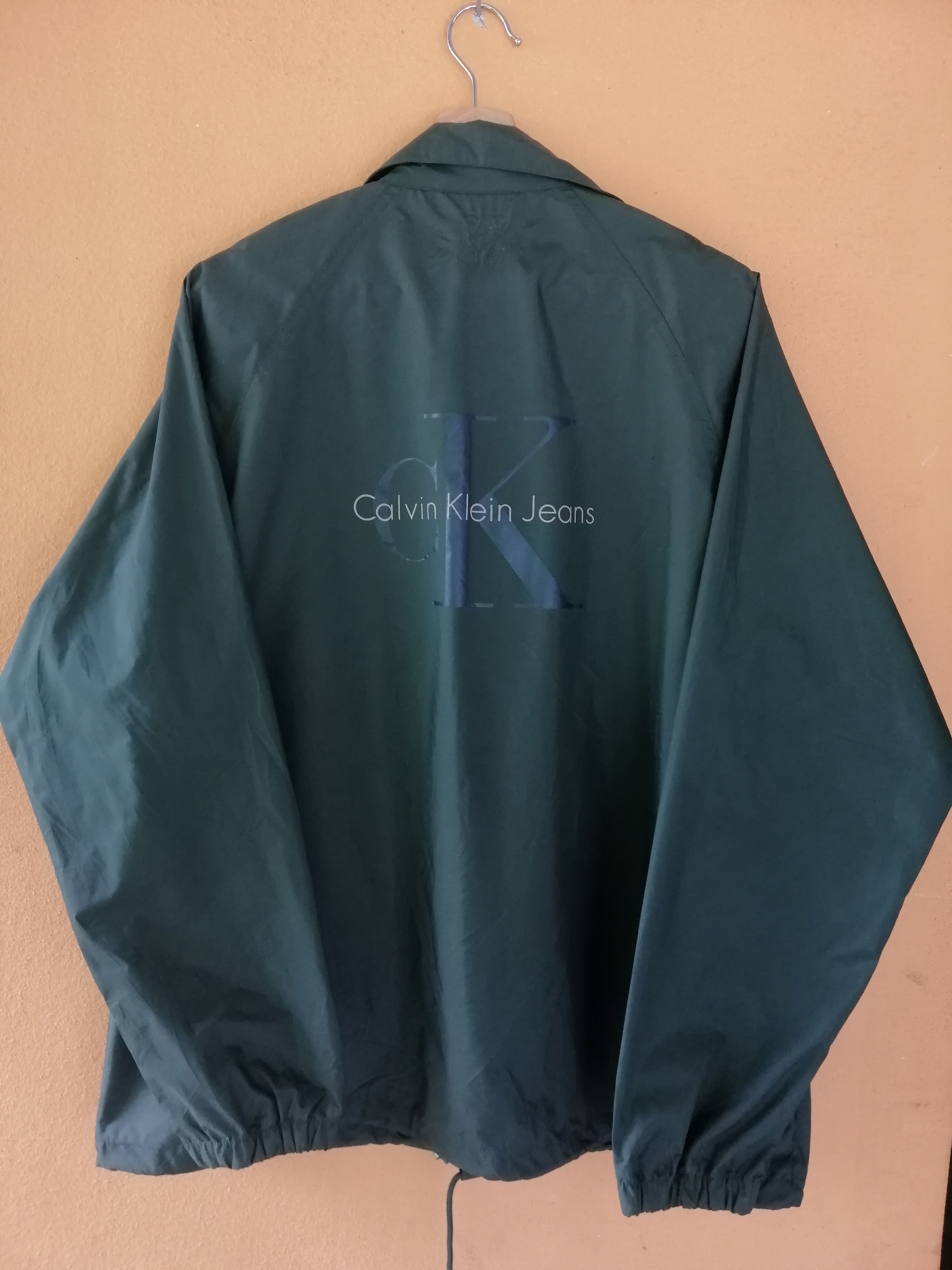 Calvin Klein Vintage 90s Calvin Klein Big Logo Light Jacket Size US XL / EU 56 / 4 - 1 Thumbnail