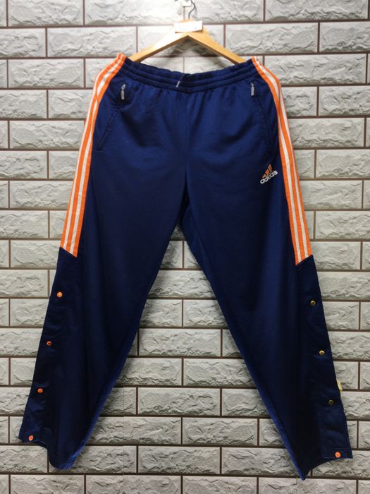 Adidas track clearance pants buttons side