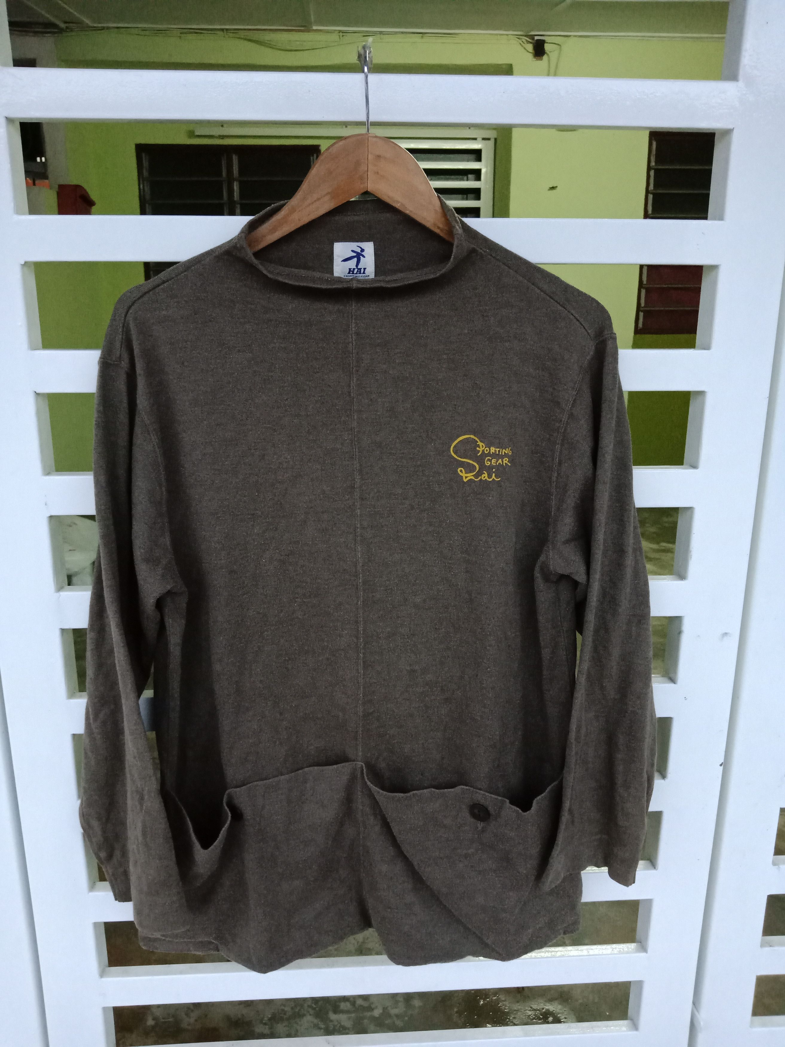 Hai Sporting Gear Issey Miyake Spell Out Sweatshirt