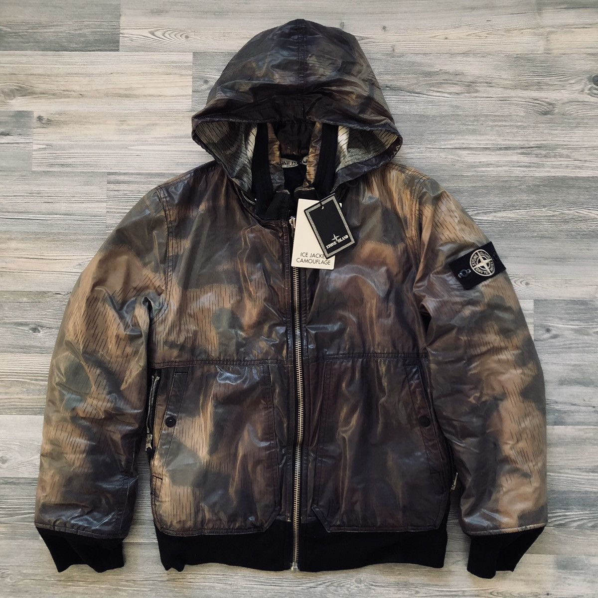 Stone Island Stone island ice jacket camouflage | Grailed