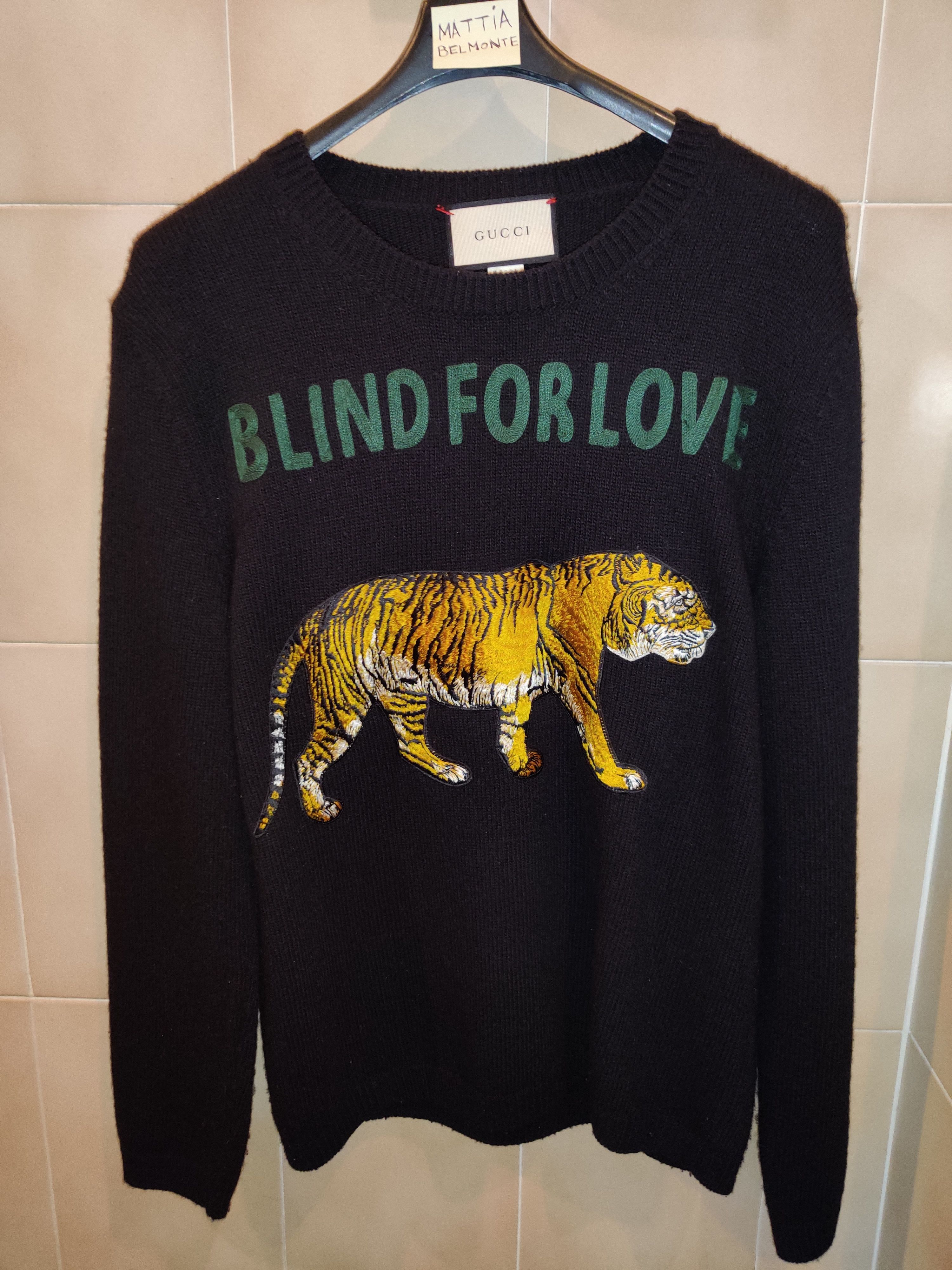 Gucci Gucci blind for love sweater | Grailed