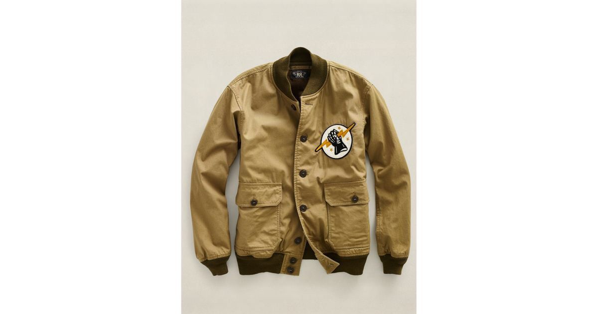 ジャケット・アウター doubleRL RRL Varsity Jacket Size M Ralph Lauren Double RL RRL Varsity Jacket Size M Light