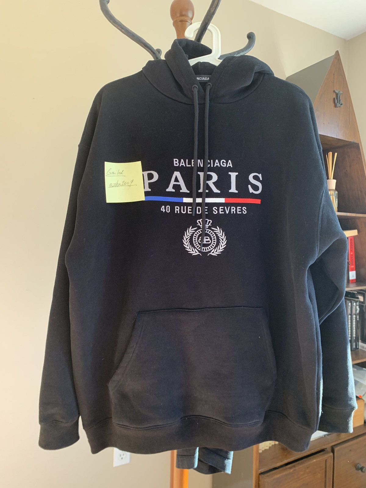 Balenciaga hoodie hot sale grailed