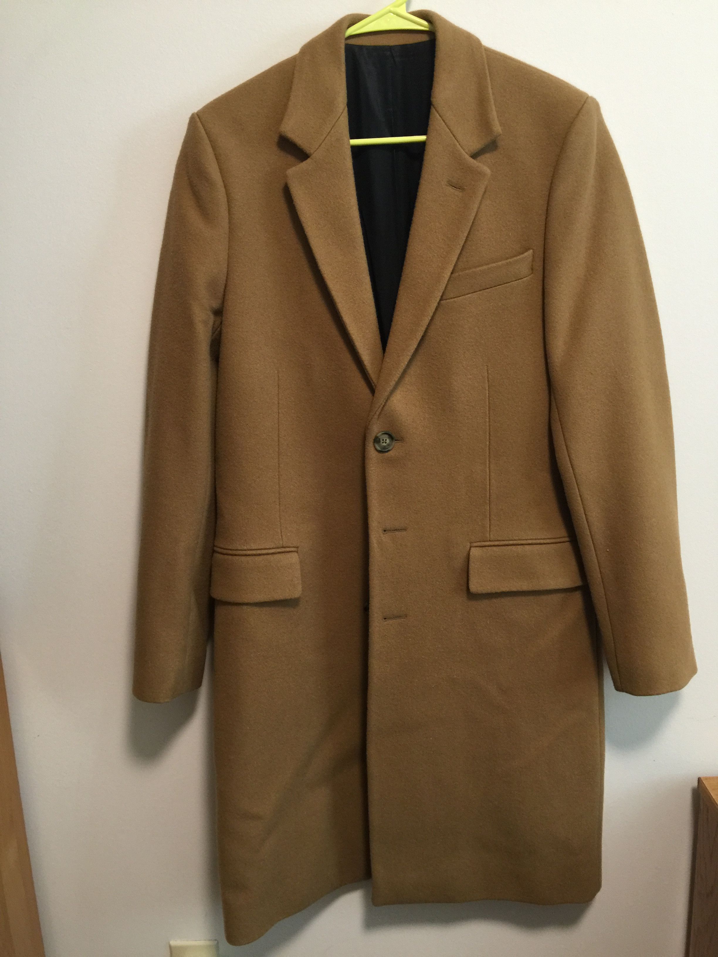 AMI Singled breasted wool camel coat Size US M / EU 48-50 / 2 - 1 Thumbnail