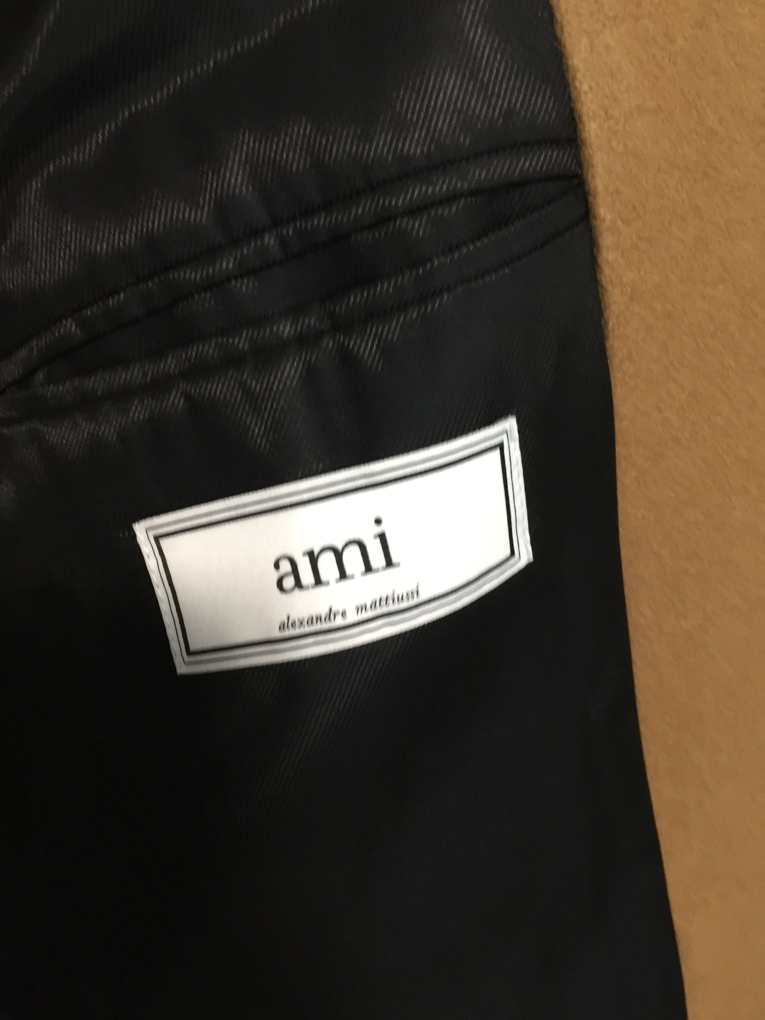 AMI Singled breasted wool camel coat Size US M / EU 48-50 / 2 - 2 Thumbnail