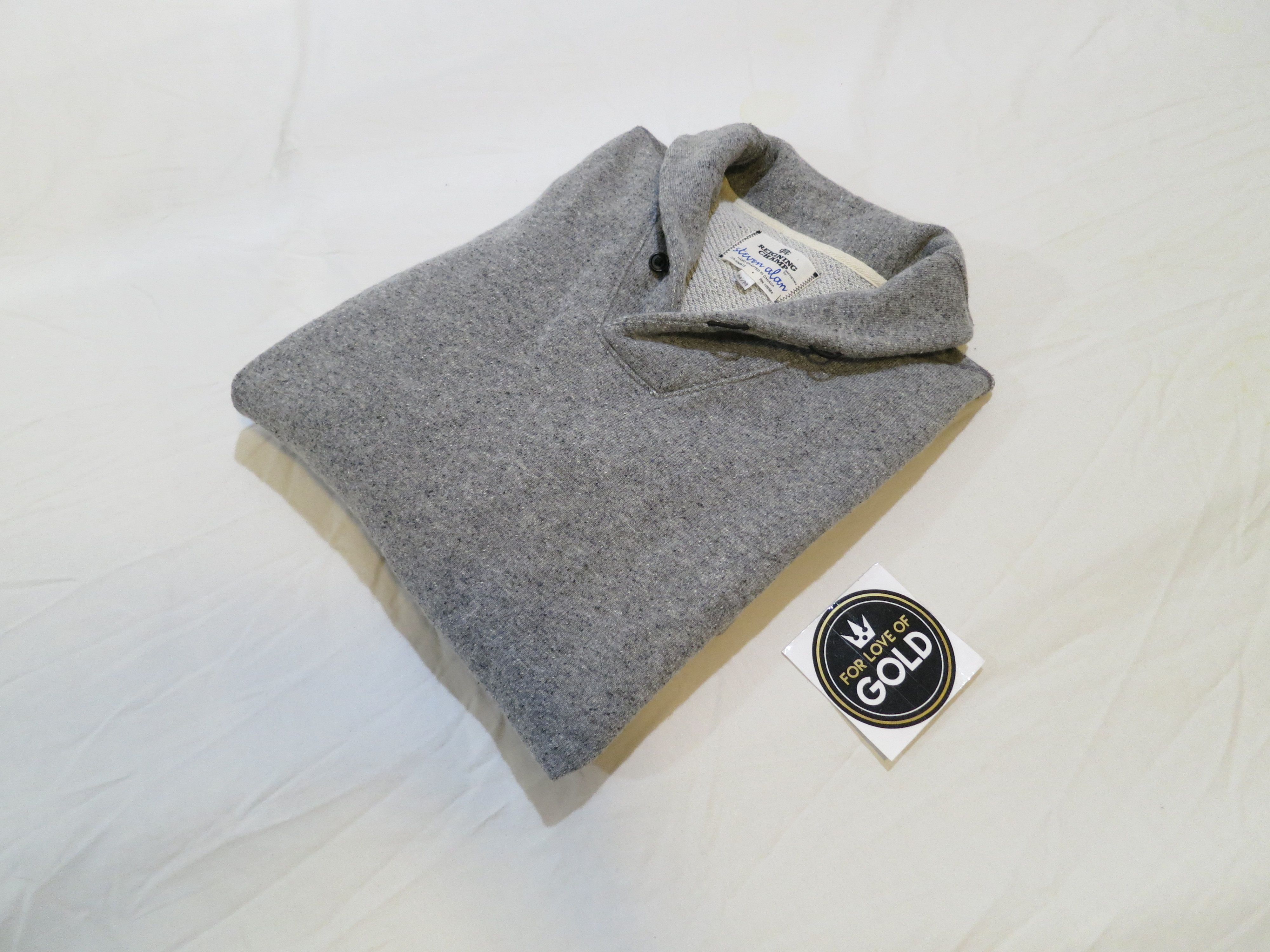 Reigning Champ Reigning Champ x Steven Alan collared grey sweater Size US M / EU 48-50 / 2 - 1 Thumbnail