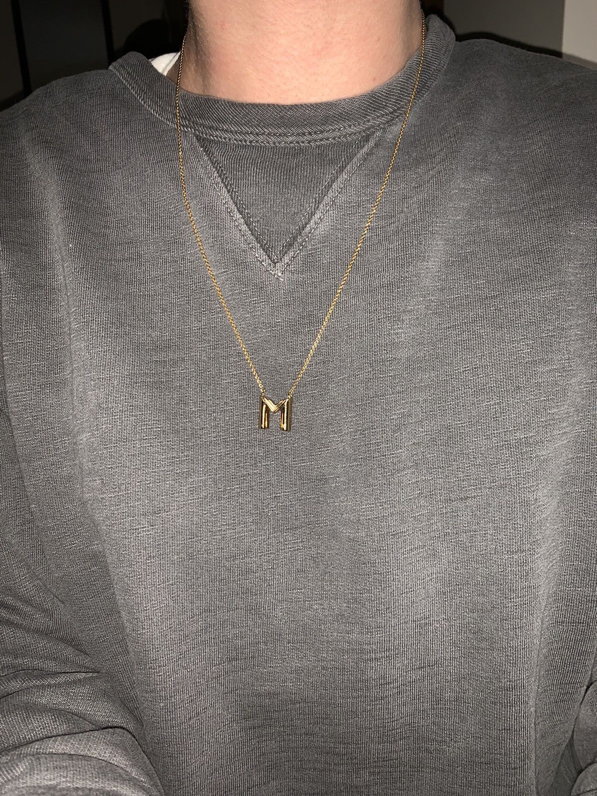 Louis Vuitton LV ME necklace Letter M Grailed