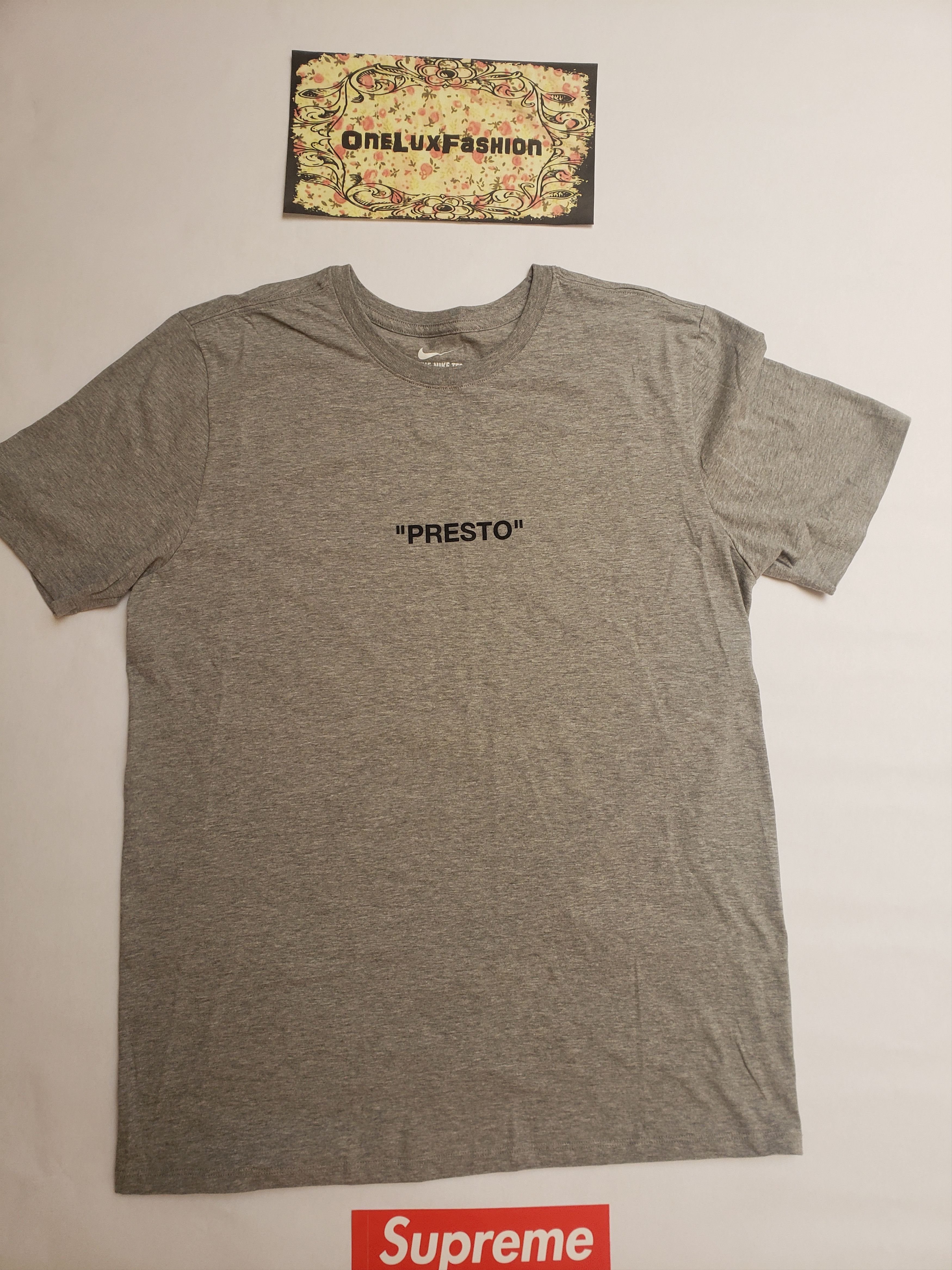 Nike Off White Presto Tee Grailed