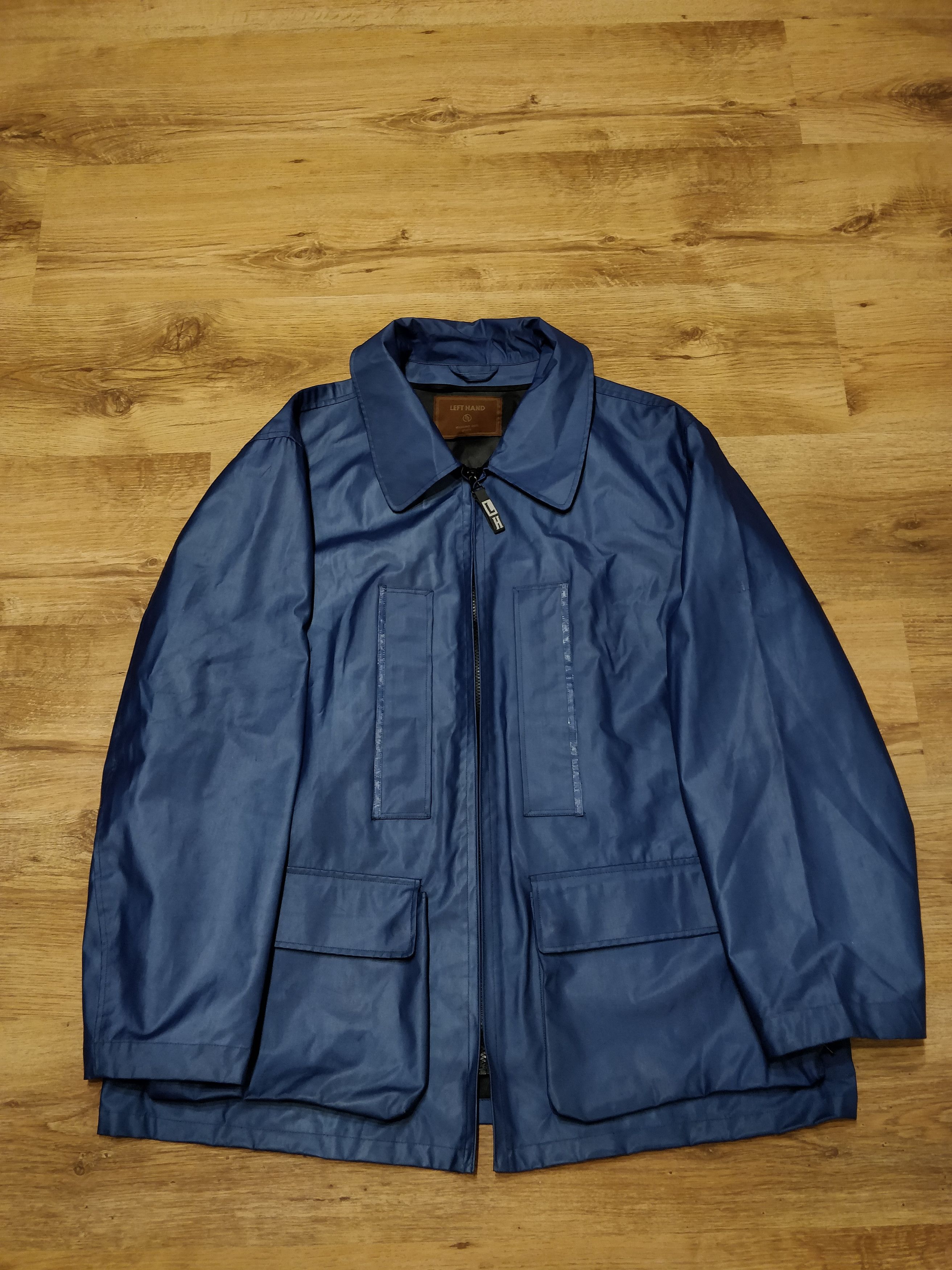 Massimo Osti Left Hand Massimo Osti Blue Jacket Made in Italy | Grailed