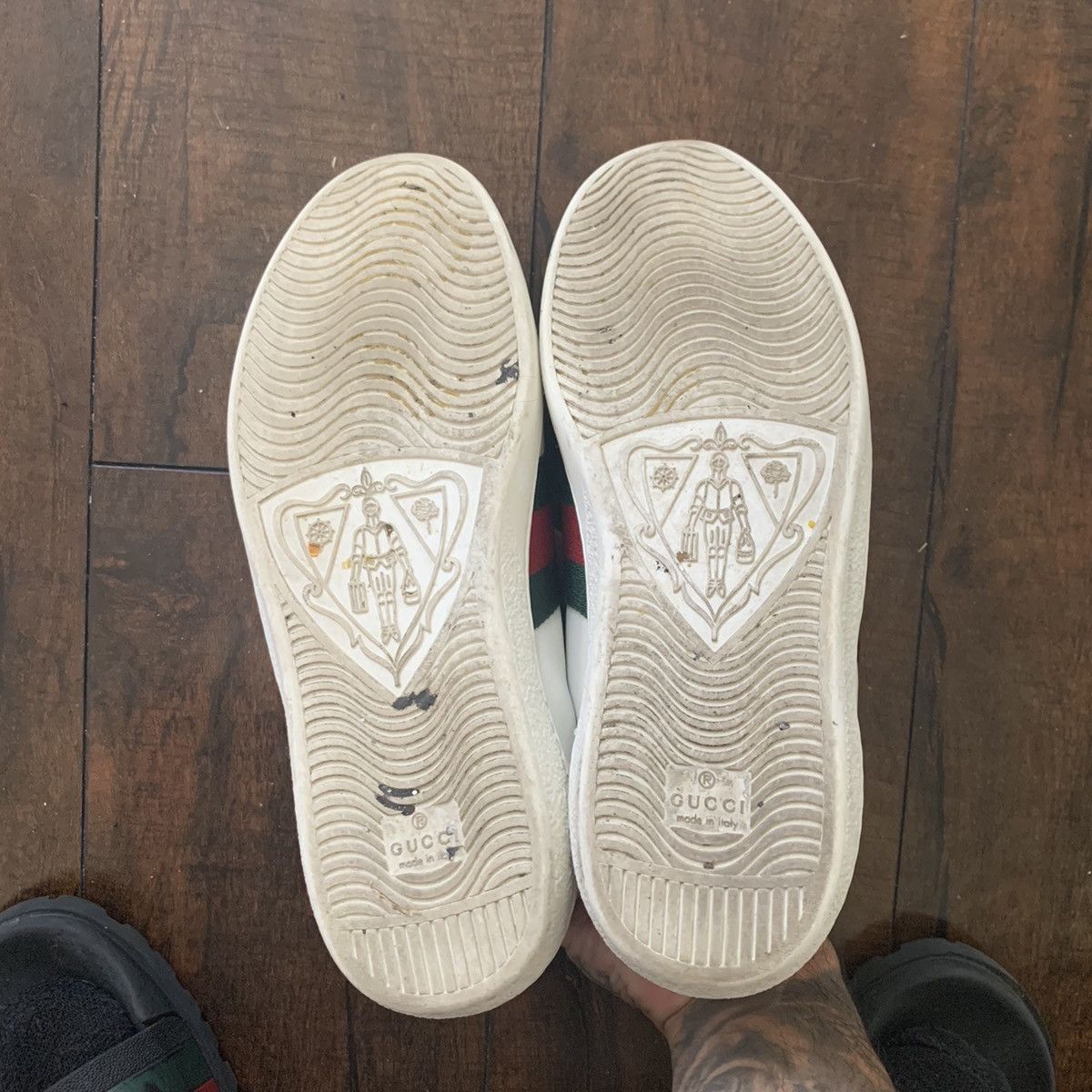 Gucci Gucci Ace Snake Sneakers Size US 9 / EU 42 - 5 Thumbnail