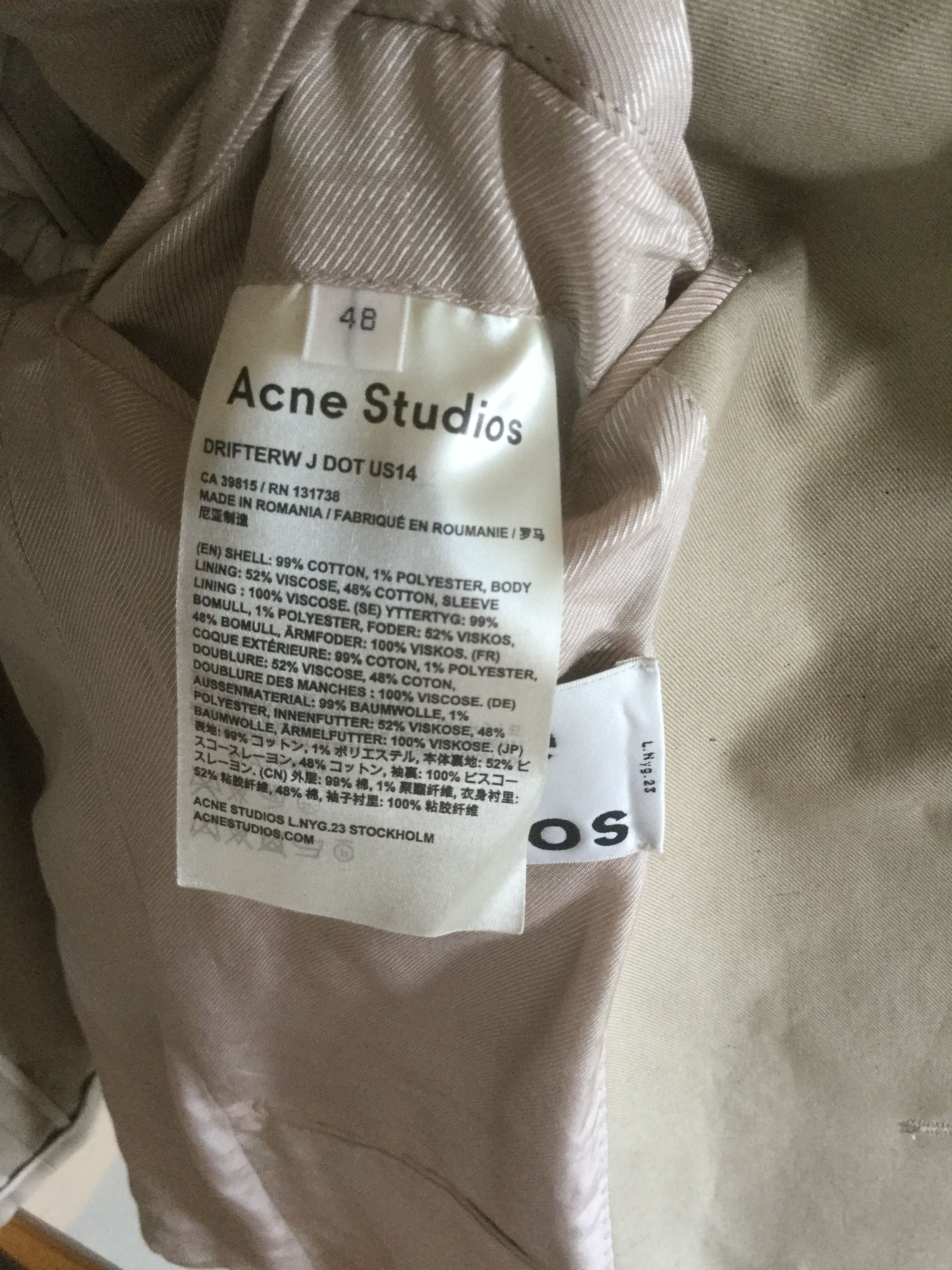 Acne Studios Drifter J Dot SS14 Size 38R - 4 Thumbnail