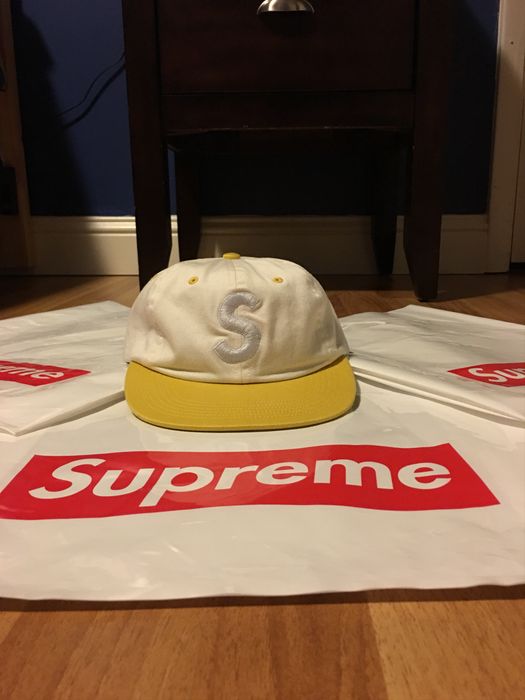 Supreme 2-Tone Washed S Logo 6-Panel | Grailed