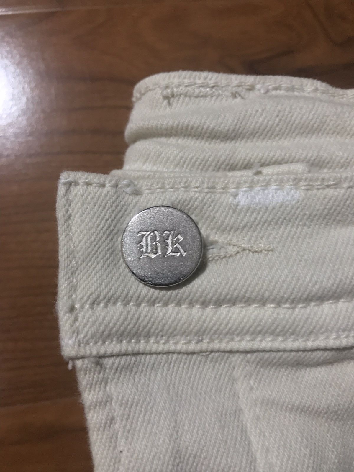Bare Knuckles Bare Knuckles White Clay Wash Denim Size US 30 / EU 46 - 4 Thumbnail