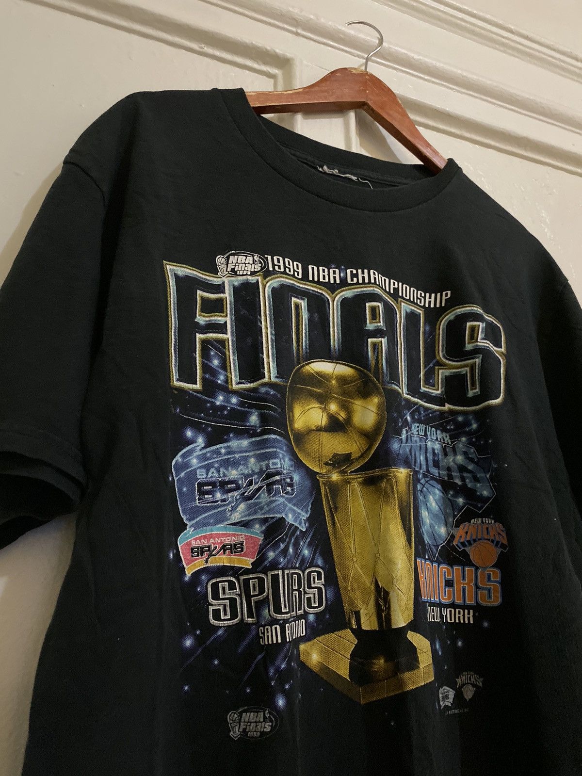 Vintage Vintage 1999 NBA Finals San Spurs New York Knicks T-Shirt | Grailed