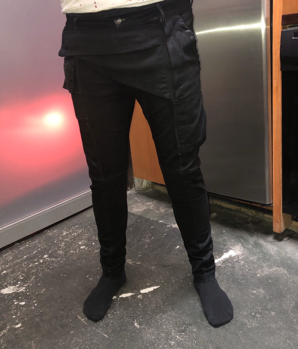 Rick Owens Memphis Jeans - Black Matte