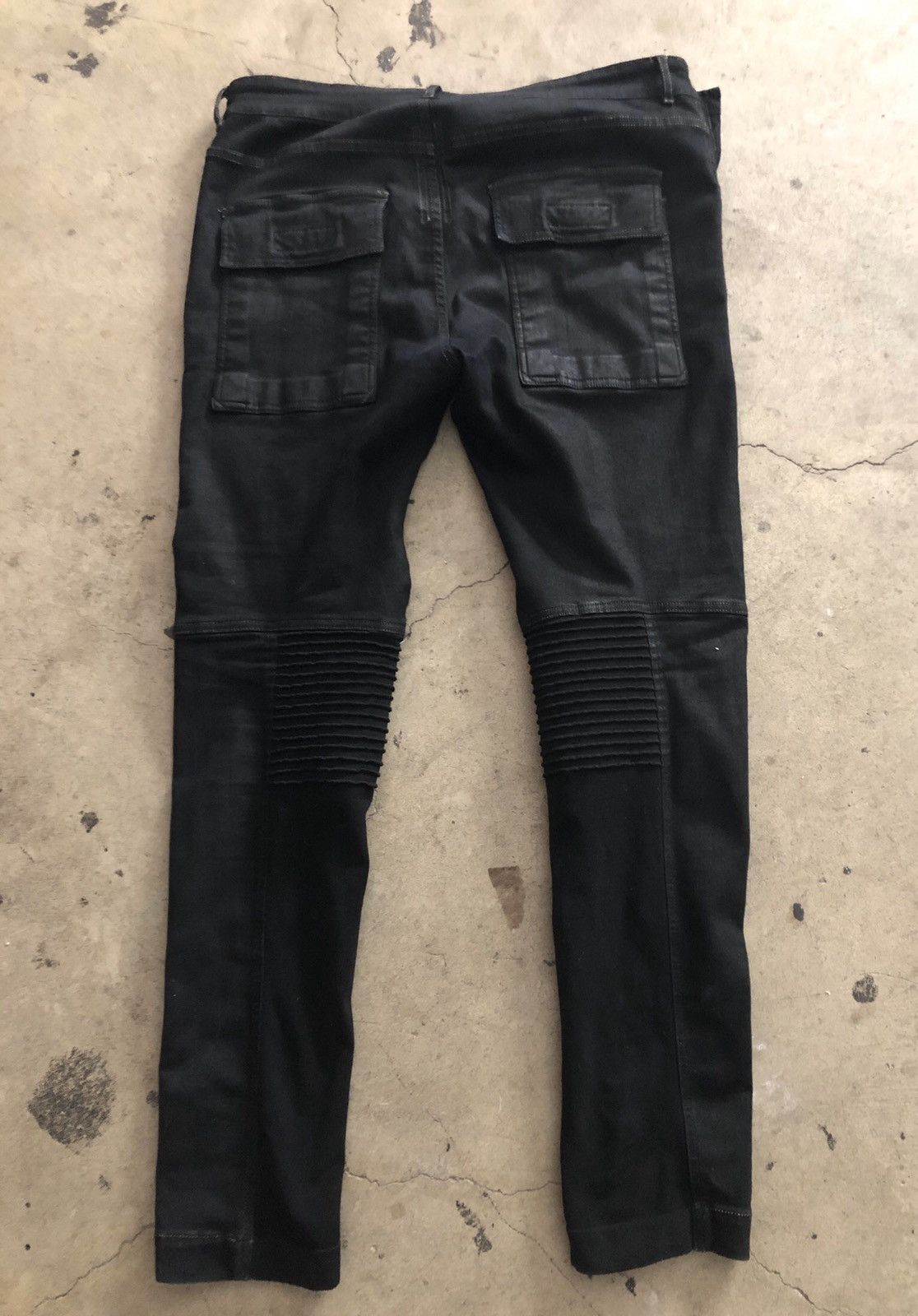 Rick Owens Memphis Jeans - Black Matte