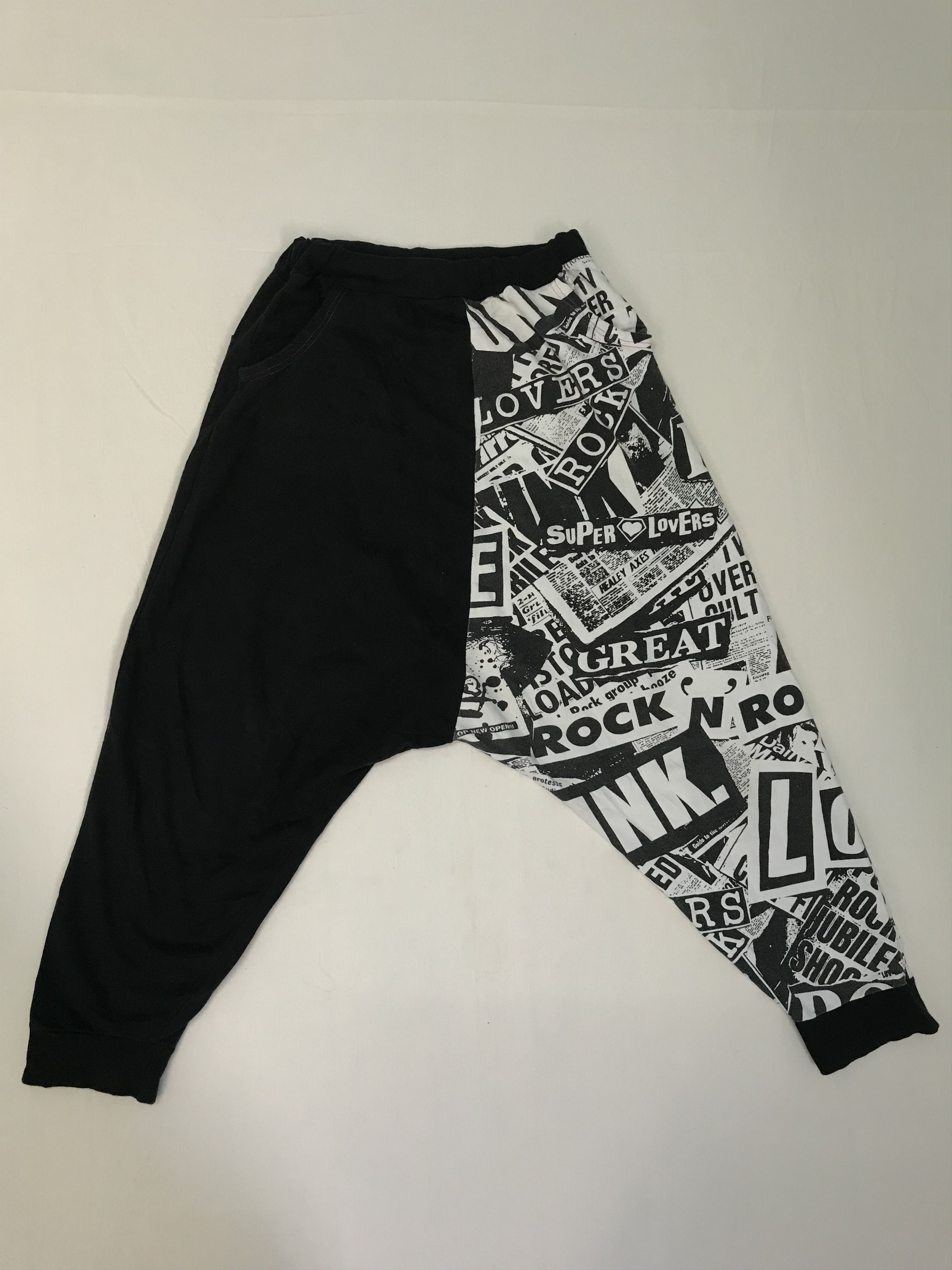 Japanese Brand Rare Superlover Punk Style Baggy Sweatpant Size US 30 / EU 46 - 1 Thumbnail