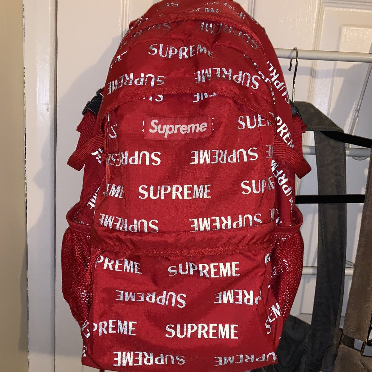 Supreme 3m best sale backpack red