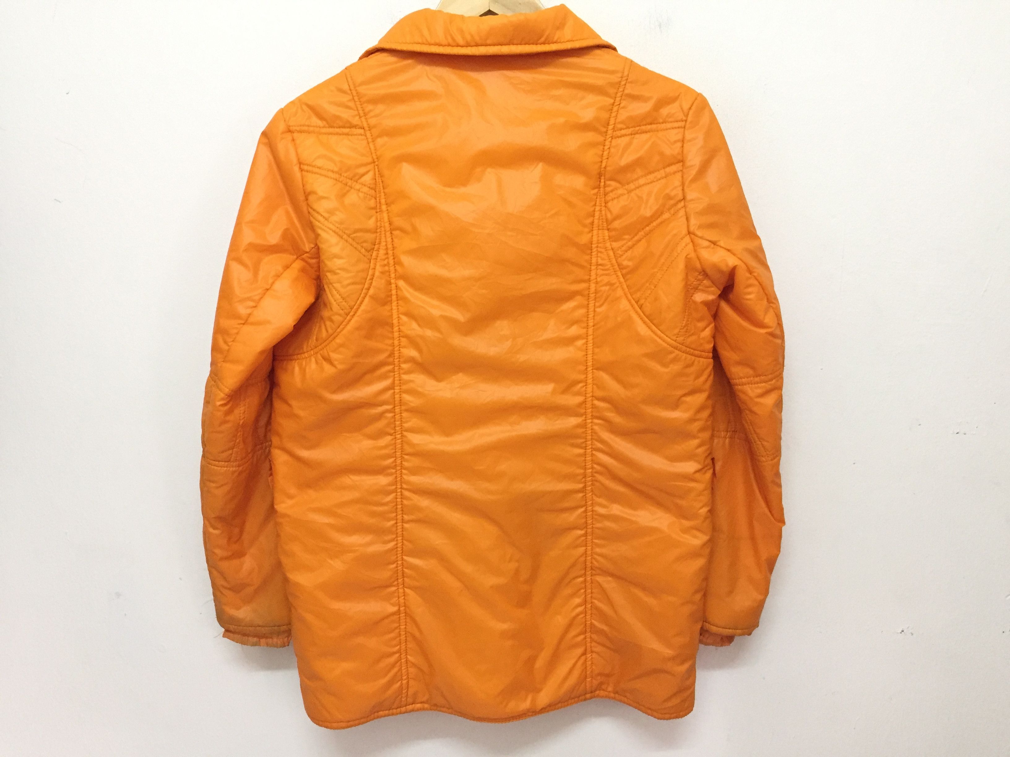 Moncler × Vintage 90's MONCLER orange down Jacket Size US S / EU 44-46 / 1 - 9 Thumbnail