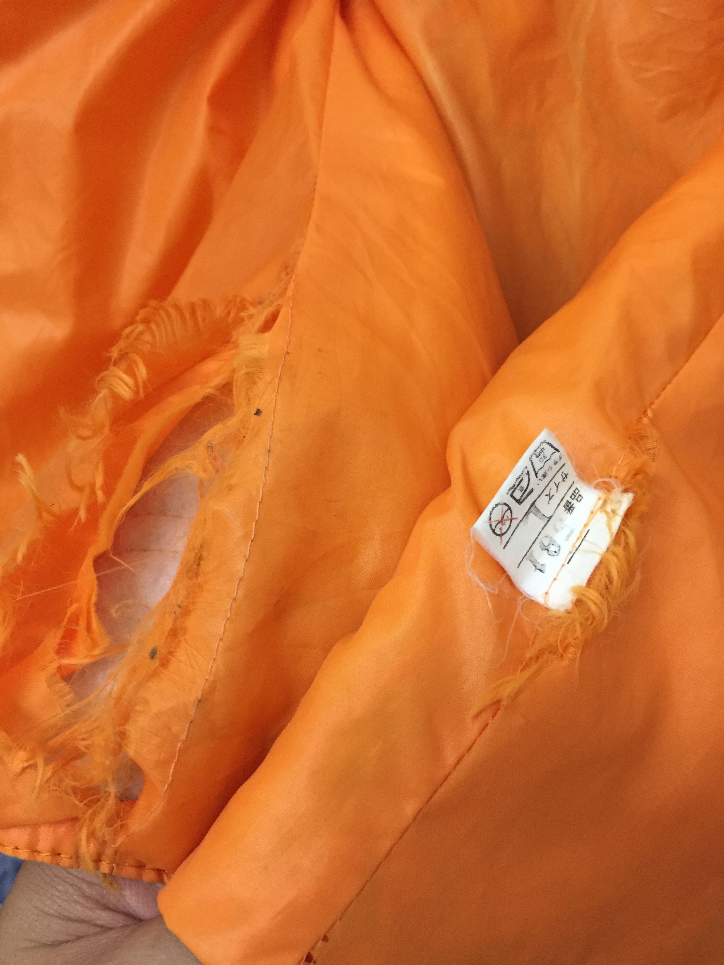 Moncler × Vintage 90's MONCLER orange down Jacket Size US S / EU 44-46 / 1 - 12 Thumbnail