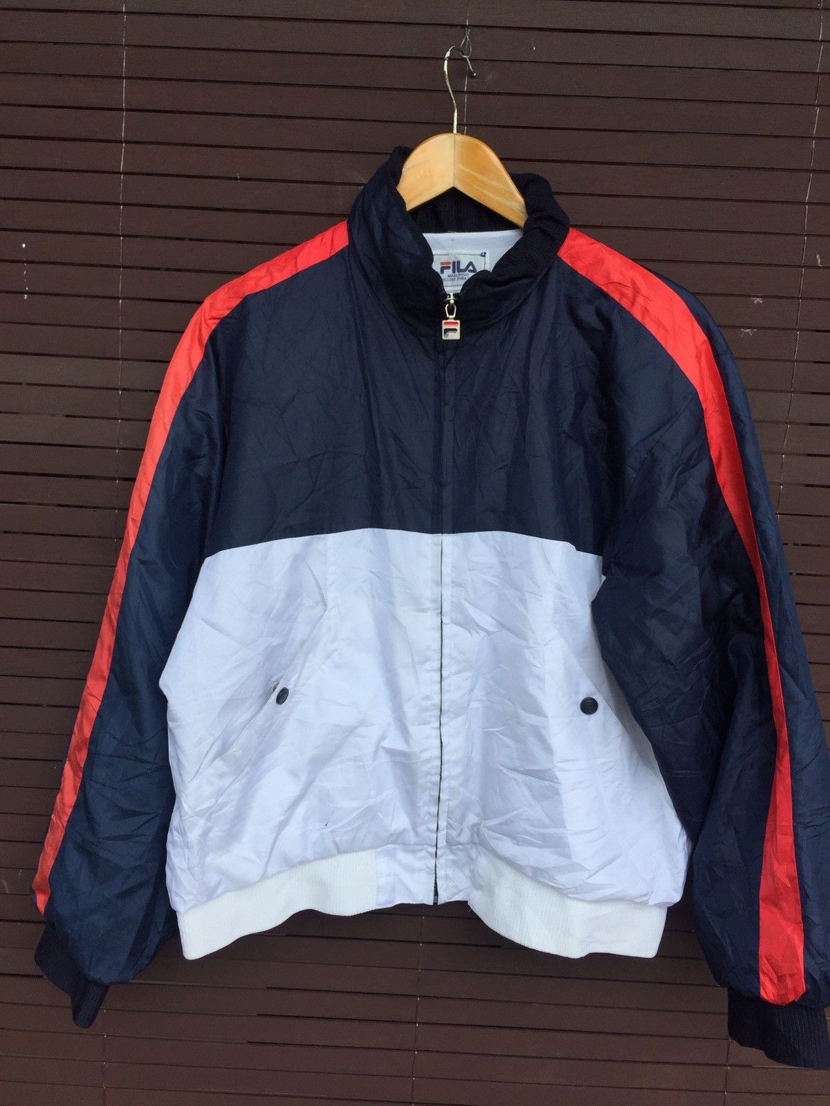 Fila × Vintage vintage 90s FILA sport windbreaker jacket sweater Size US L / EU 52-54 / 3 - 1 Thumbnail