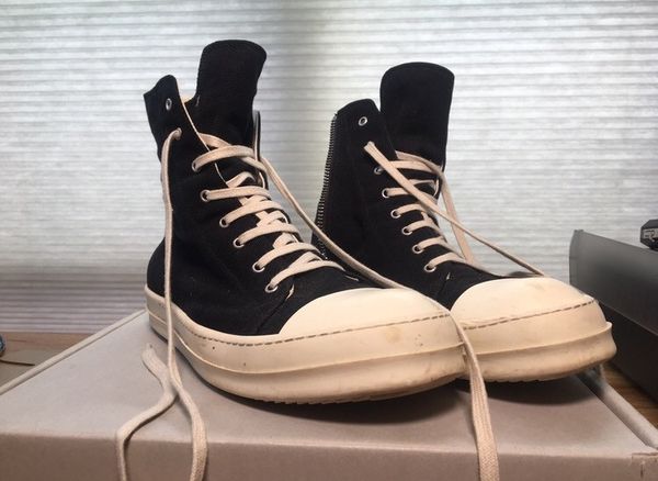 Rick owens high canvas on sale 2017