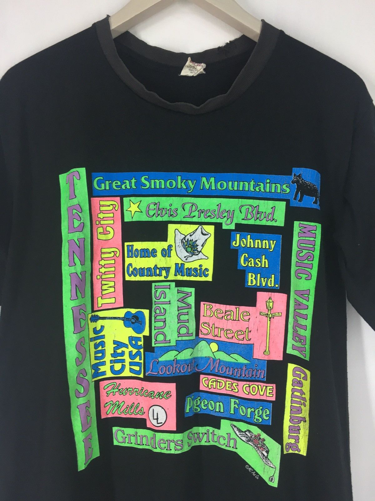 Vintage Vintage Home of Country Music t shirt Size US L / EU 52-54 / 3 - 3 Thumbnail