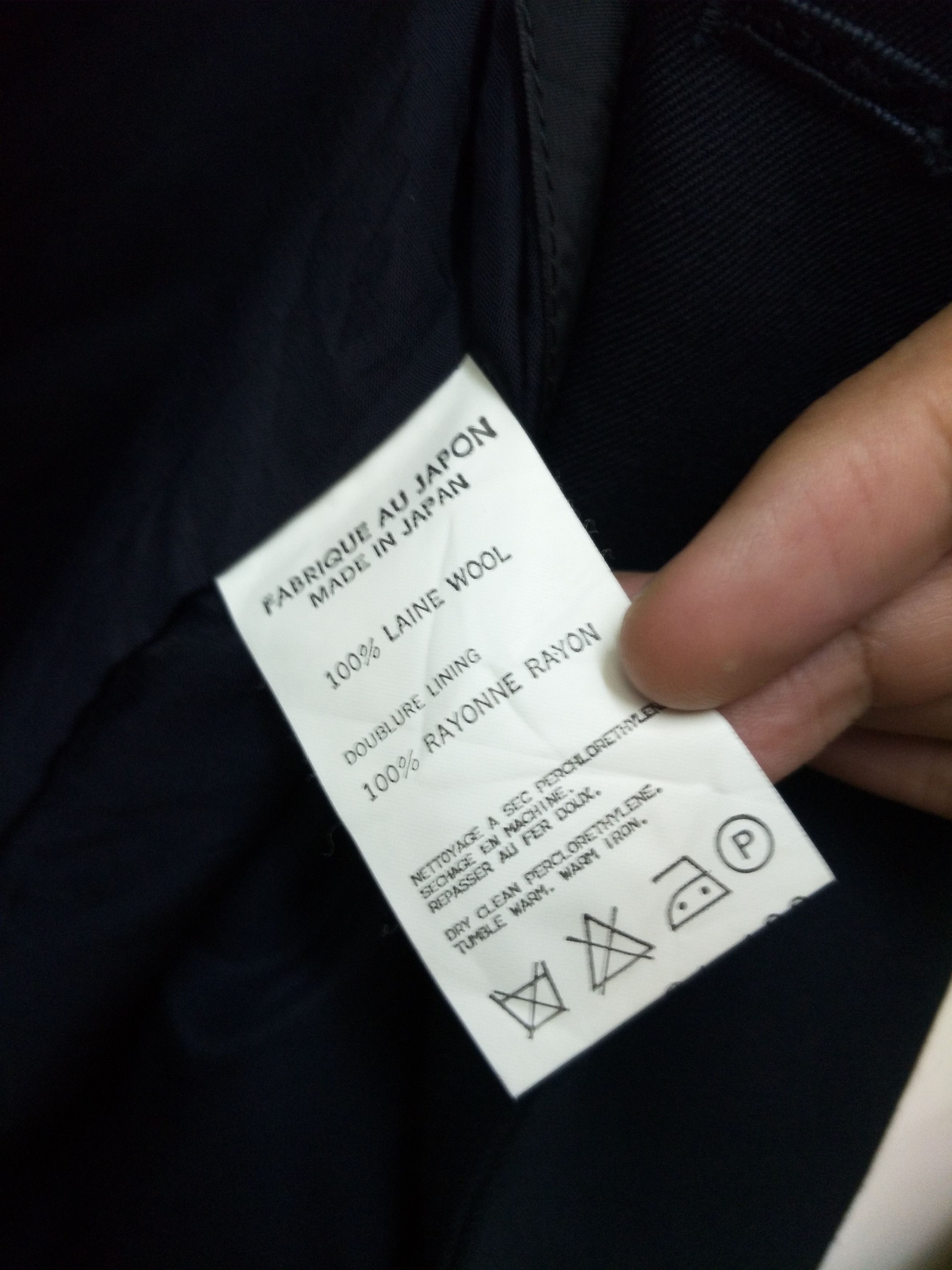 Yohji Yamamoto Y's Double Breast Rayon Laine Wool Coat Size US M / EU 48-50 / 2 - 7 Thumbnail