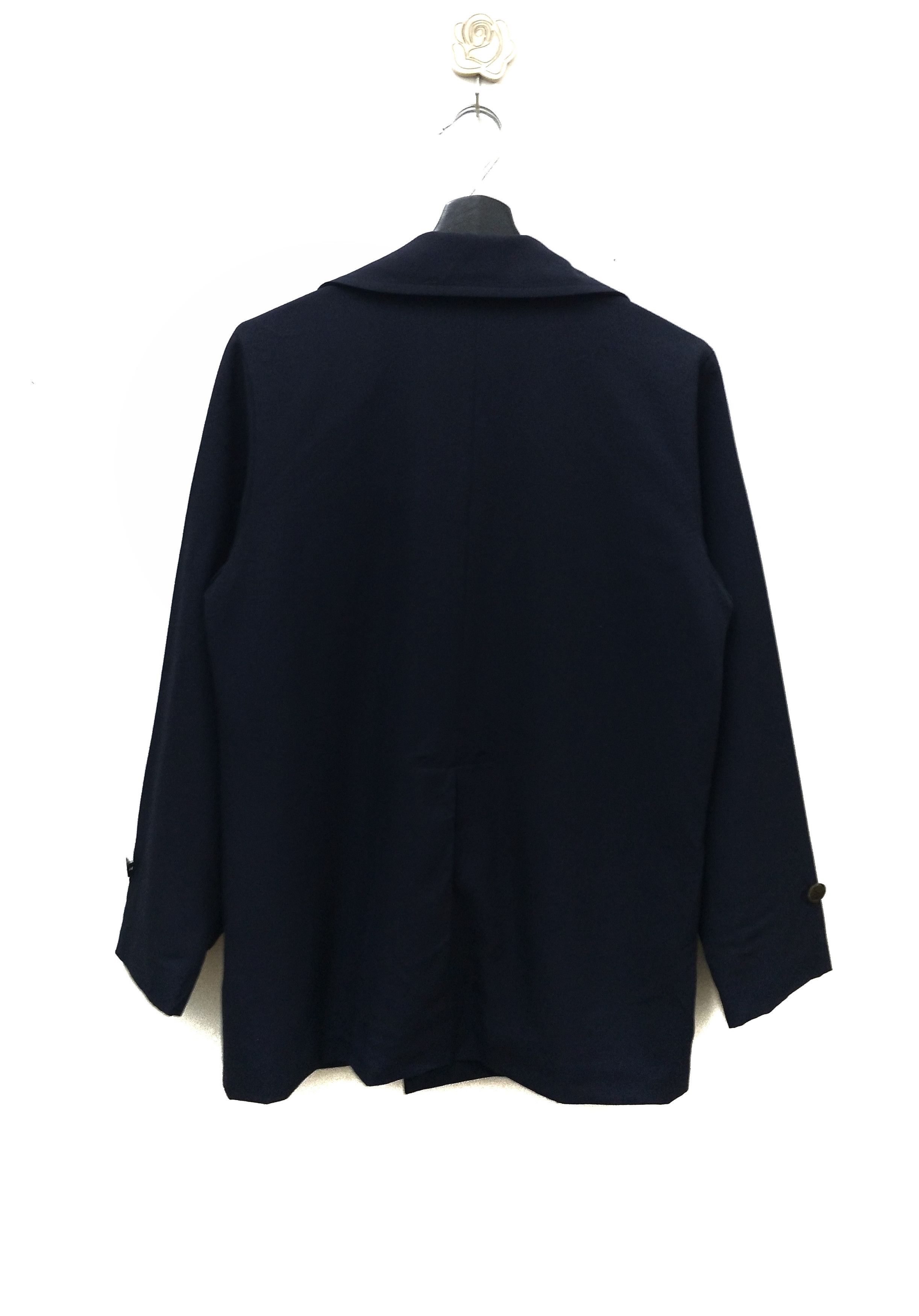 Yohji Yamamoto Y's Double Breast Rayon Laine Wool Coat Size US M / EU 48-50 / 2 - 2 Thumbnail