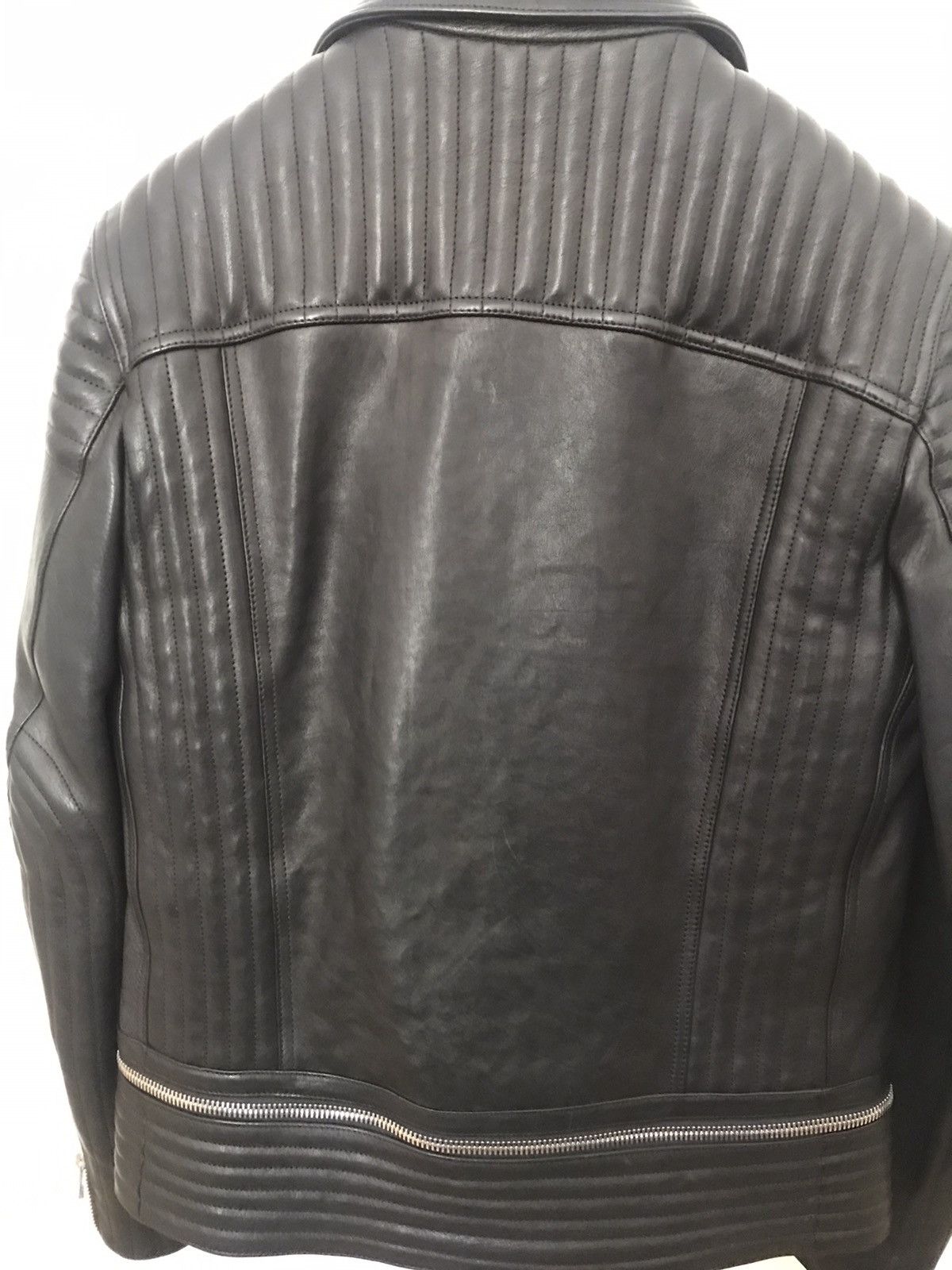 Balmain Balmain iconic biker leather jacket Size US L / EU 52-54 / 3 - 3 Thumbnail