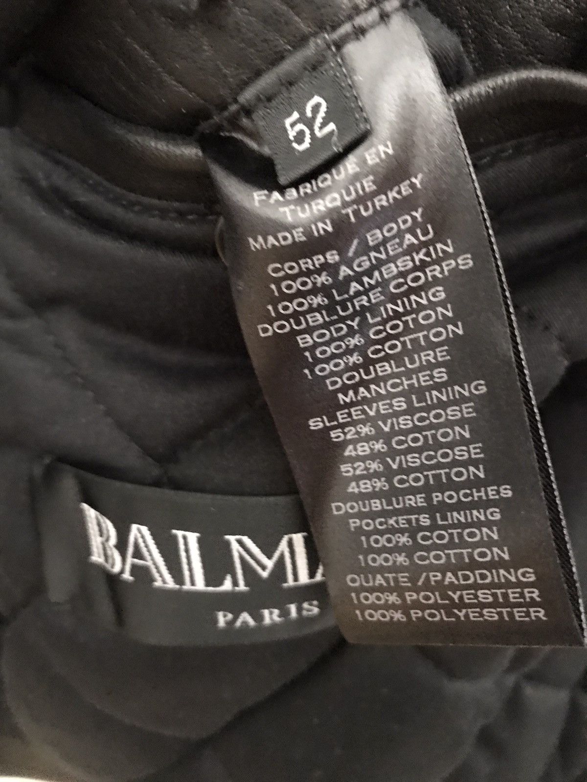 Balmain Balmain iconic biker leather jacket Size US L / EU 52-54 / 3 - 6 Thumbnail