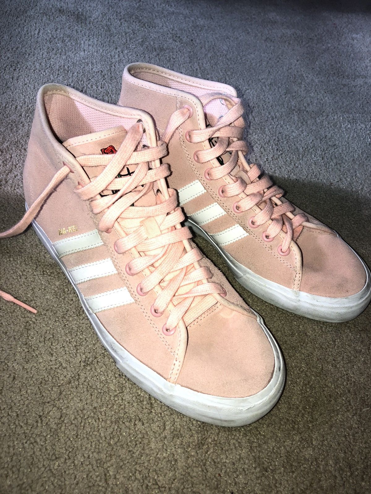 Adidas Matchcourt High RX Haze Coral | Grailed