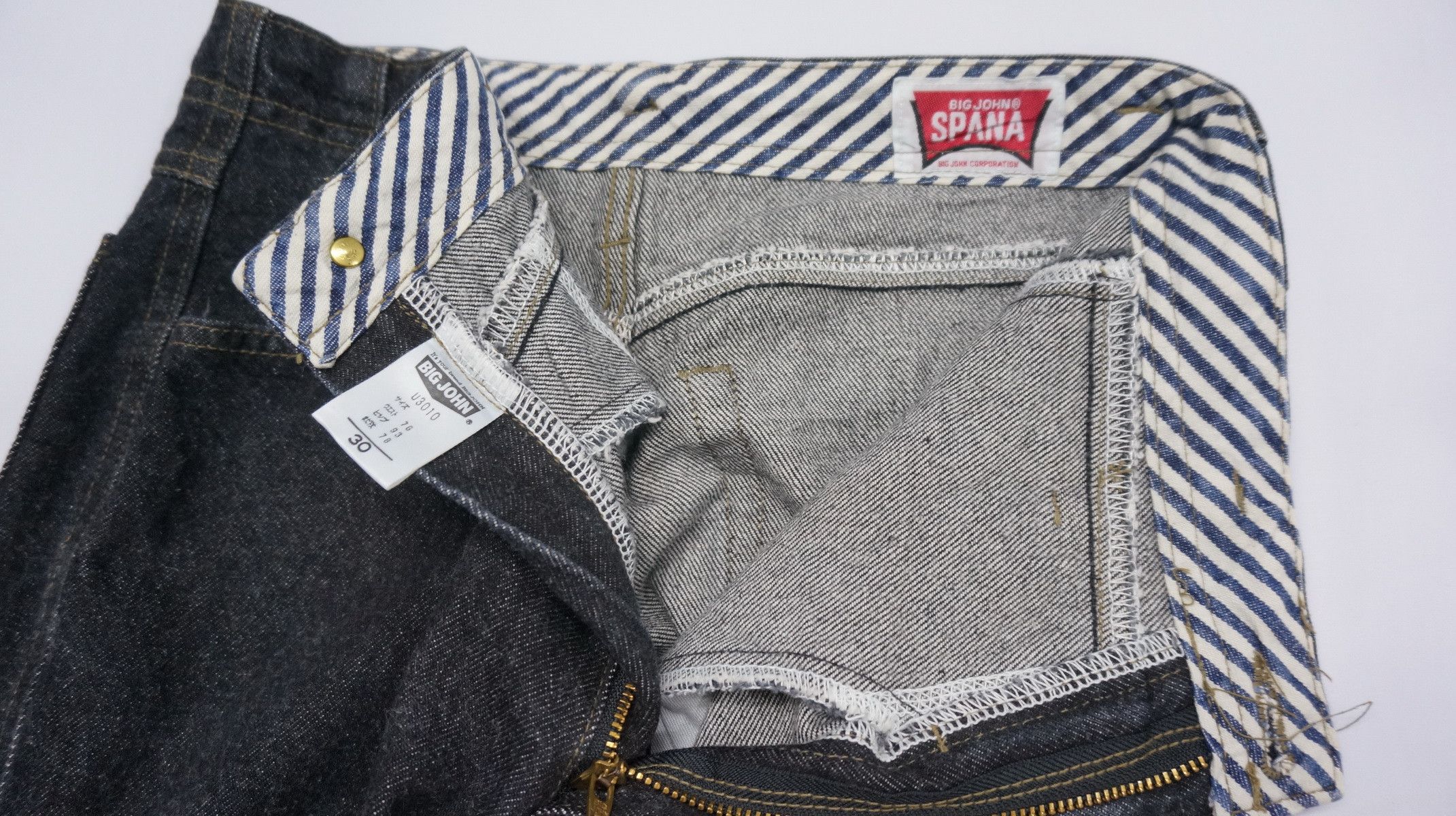 Big John Rare BIG JOHN SPANA 90s Black Tapered Jeans Size US 30 / EU 46 - 10 Thumbnail