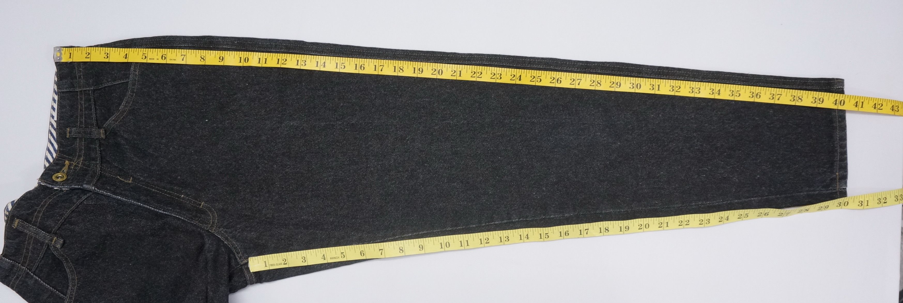 Big John Rare BIG JOHN SPANA 90s Black Tapered Jeans Size US 30 / EU 46 - 19 Thumbnail